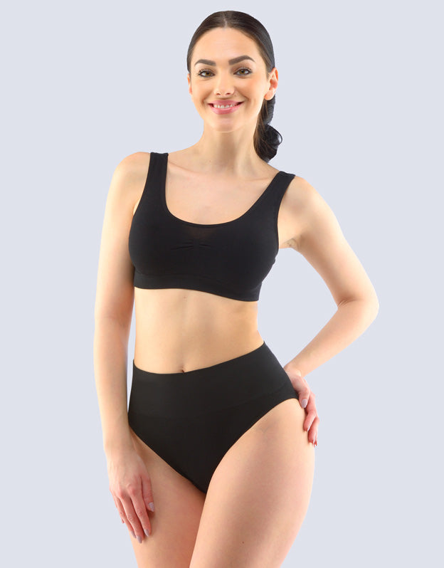 Breiter Taillenslip aus Bambus