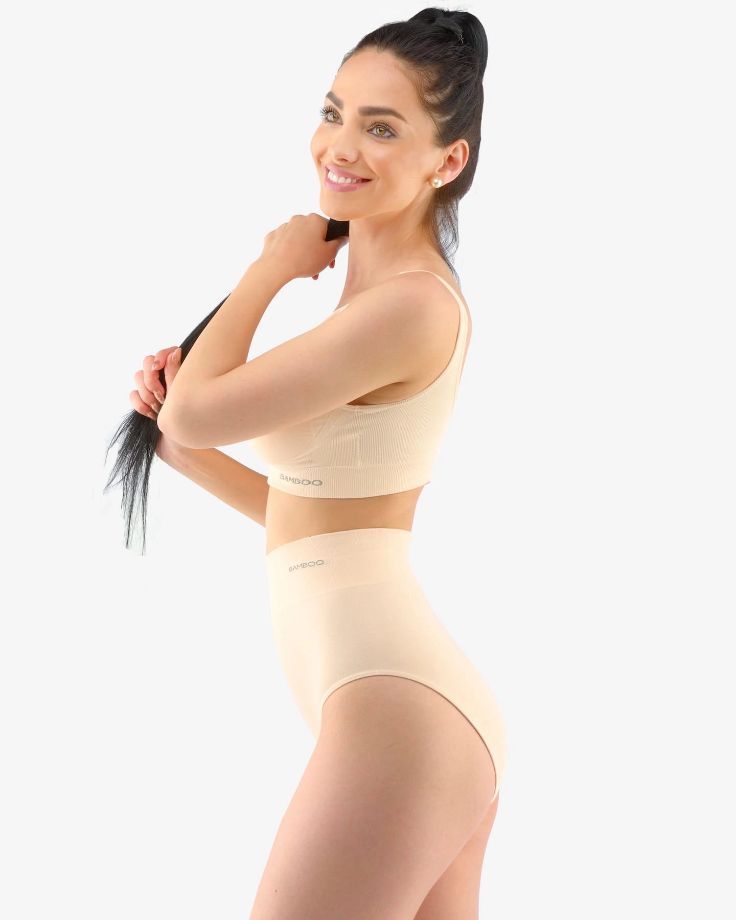 High Waist Bamboo Briefs