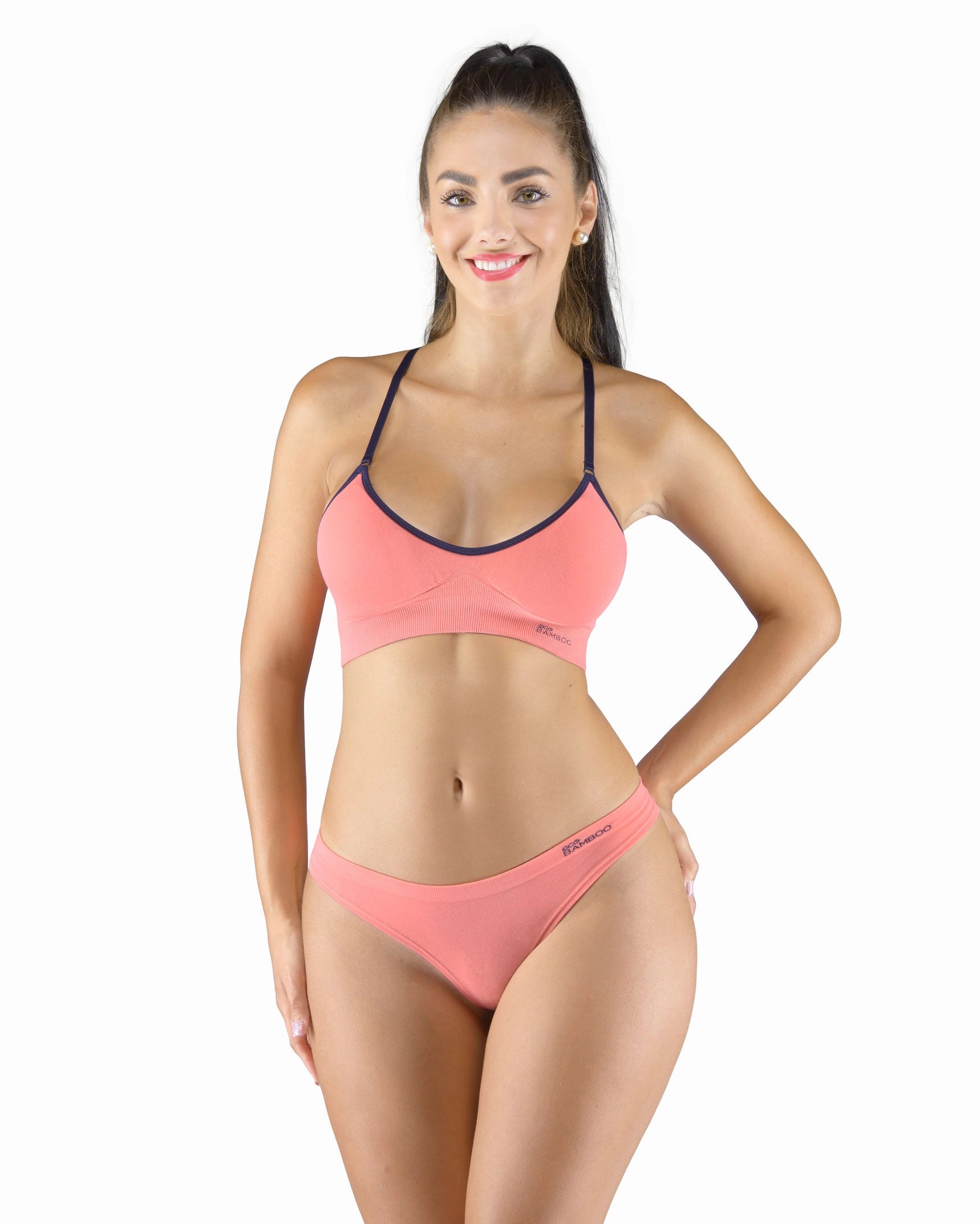 Women's Low Waist Eco Bamboo Thongs Underwear