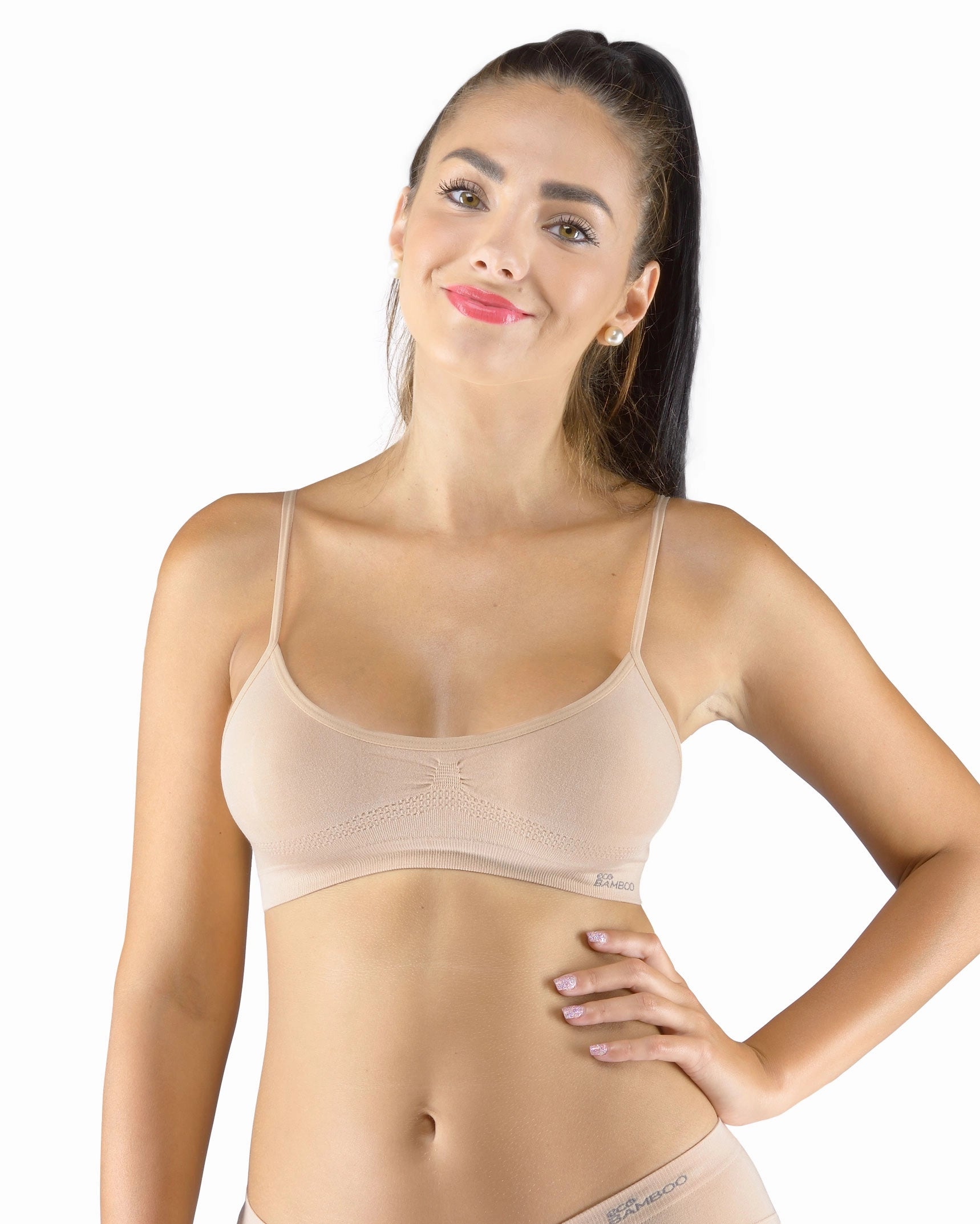 Thin Strap Bamboo Bra