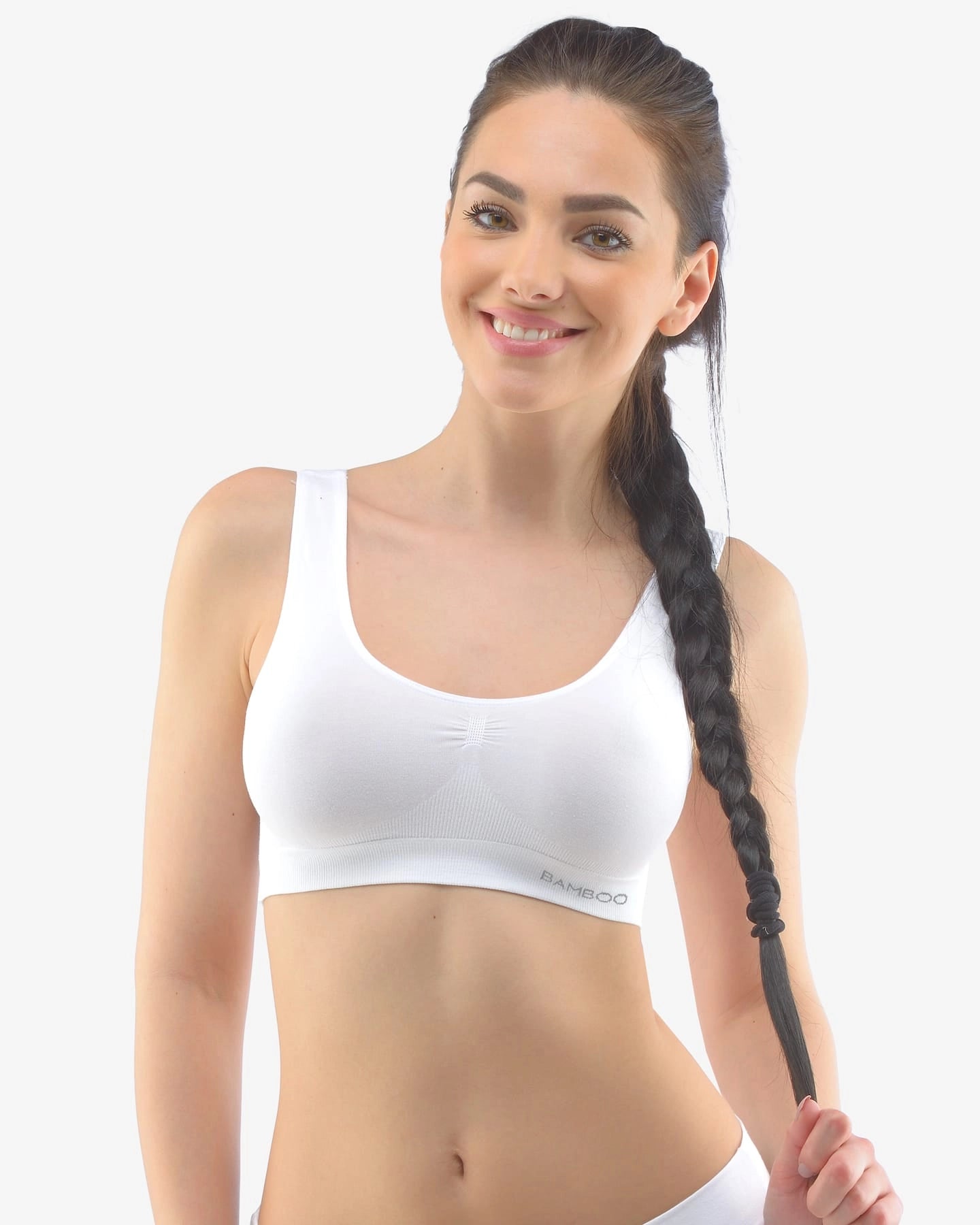 Damen-BH mit breitem Träger Eco Bamboo
