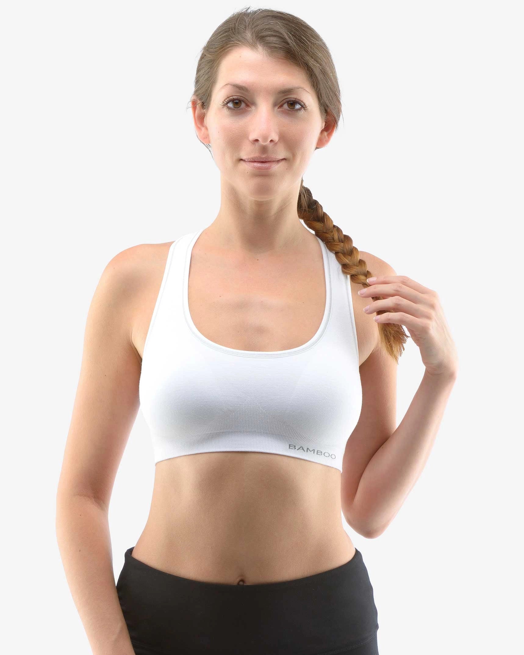 Gepolstertes Bambus-Sport-Top für Frauen