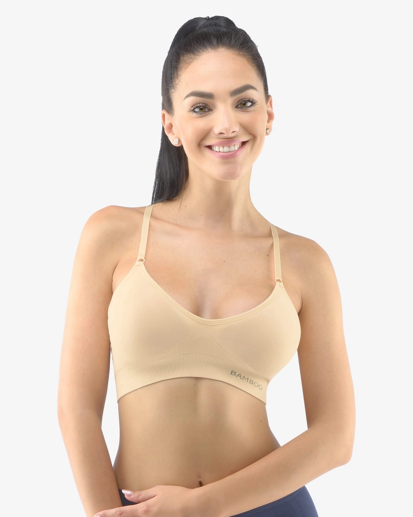 Padded Bamboo Bra with adjustable straps