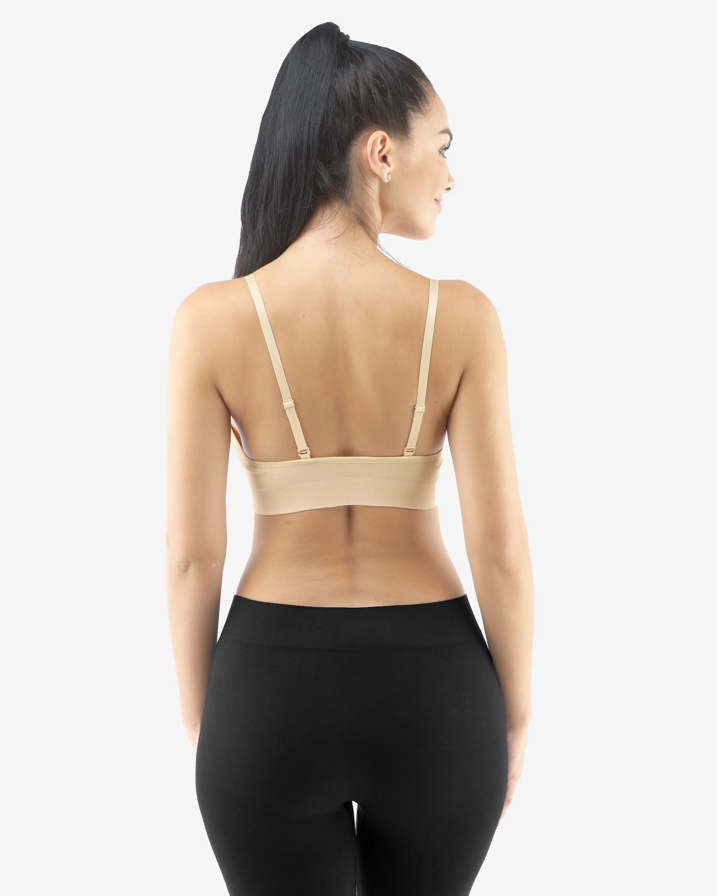 Umwandelbarer gepolsterter Bambus BH mit verstellbaren Trägern