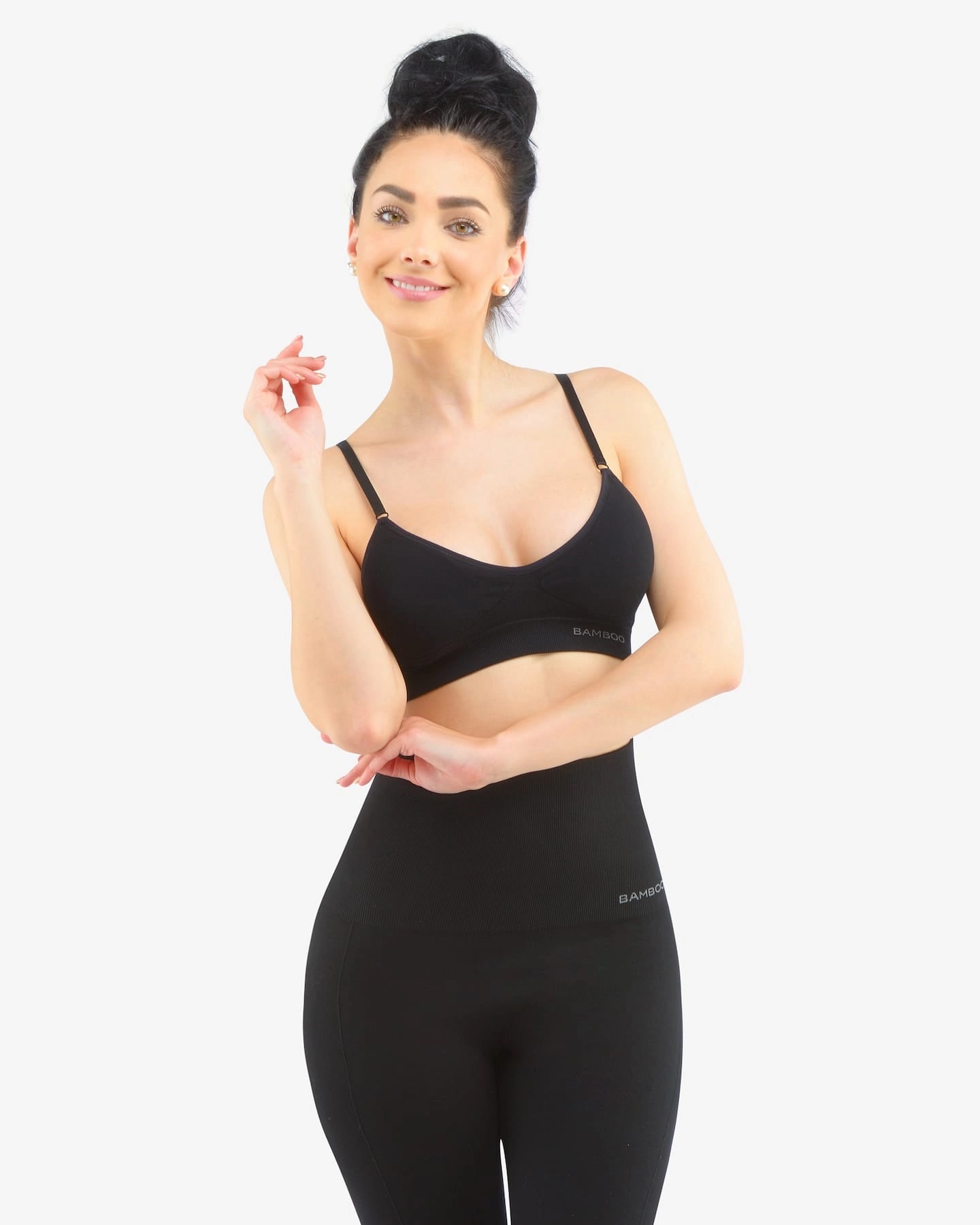 Umwandelbarer gepolsterter Bambus BH mit verstellbaren Trägern