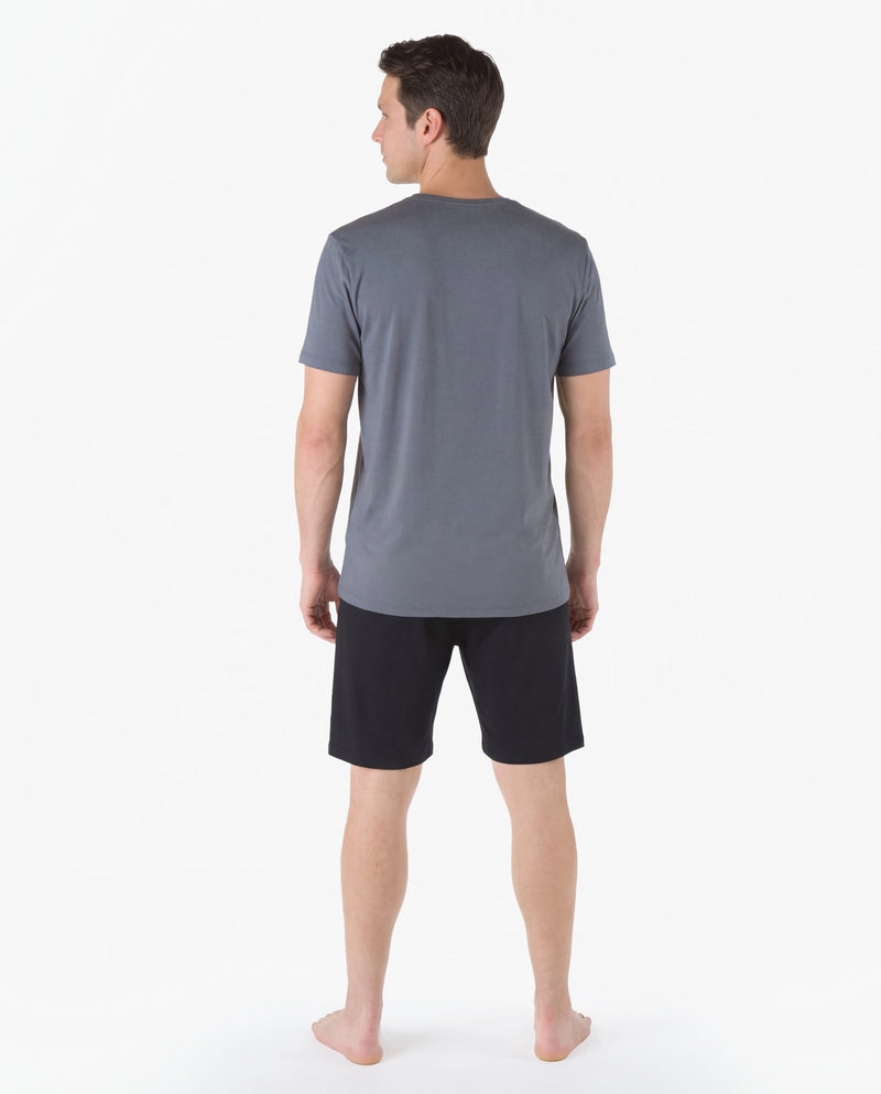 Pijama con shorts de bambú y algodón