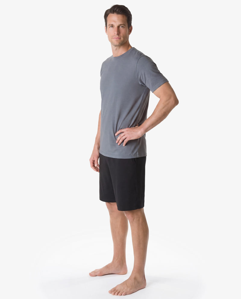 Pijama con shorts de bambú y algodón