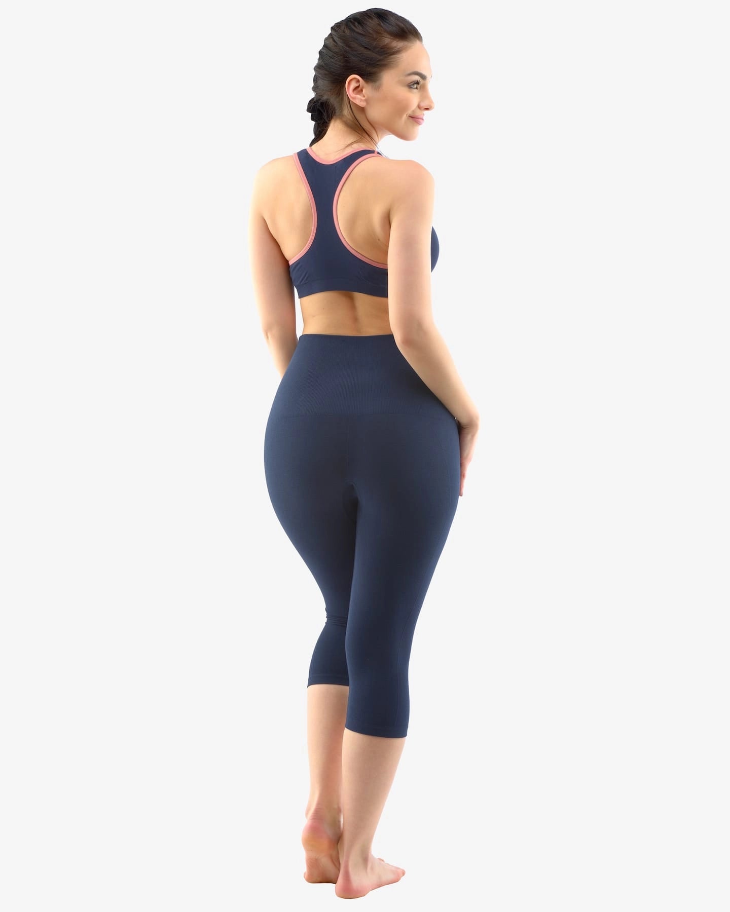 High Waist Capri Sports Bamboo Leggings