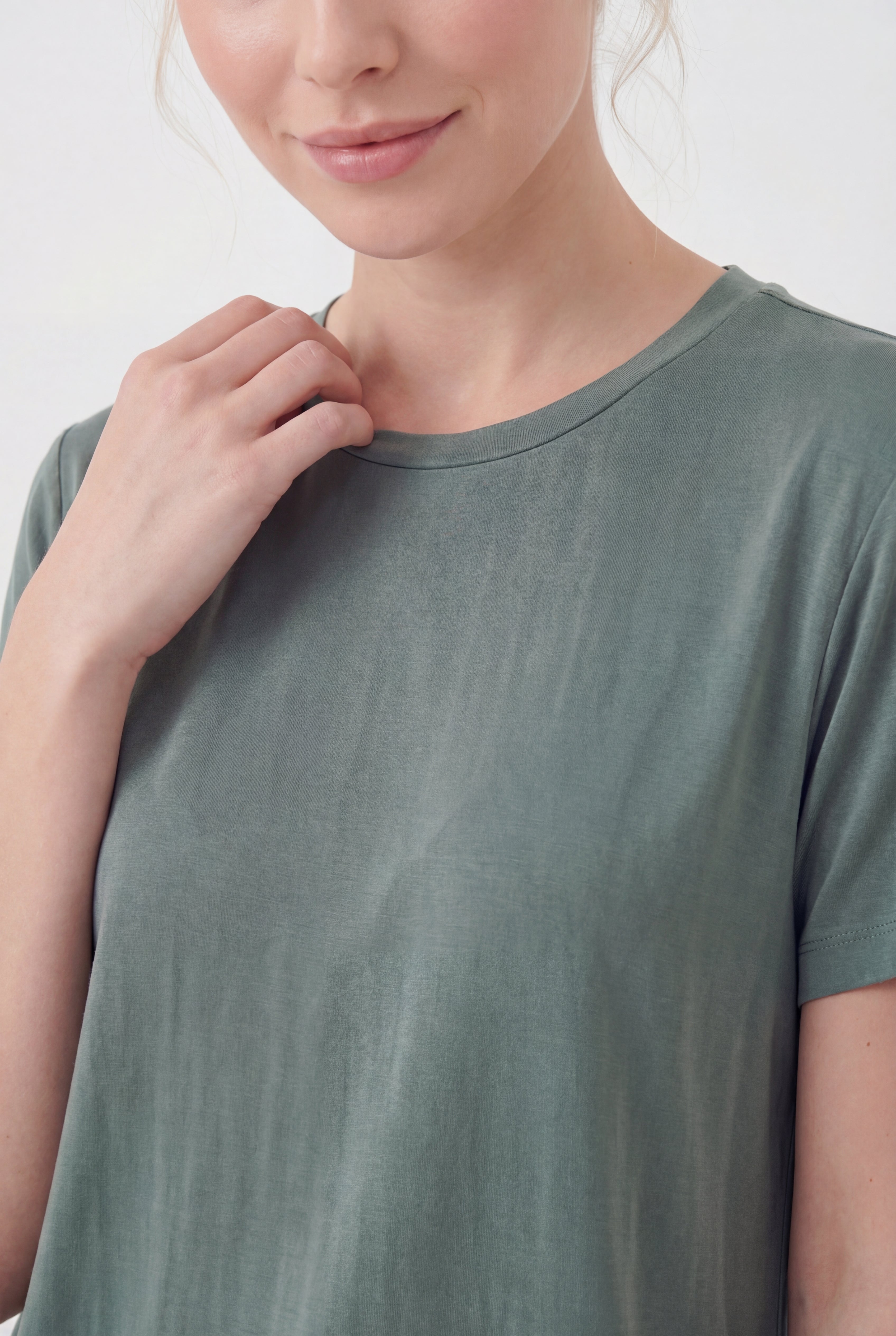 Short-Sleeve Bamboo Pyjama with with Shorts