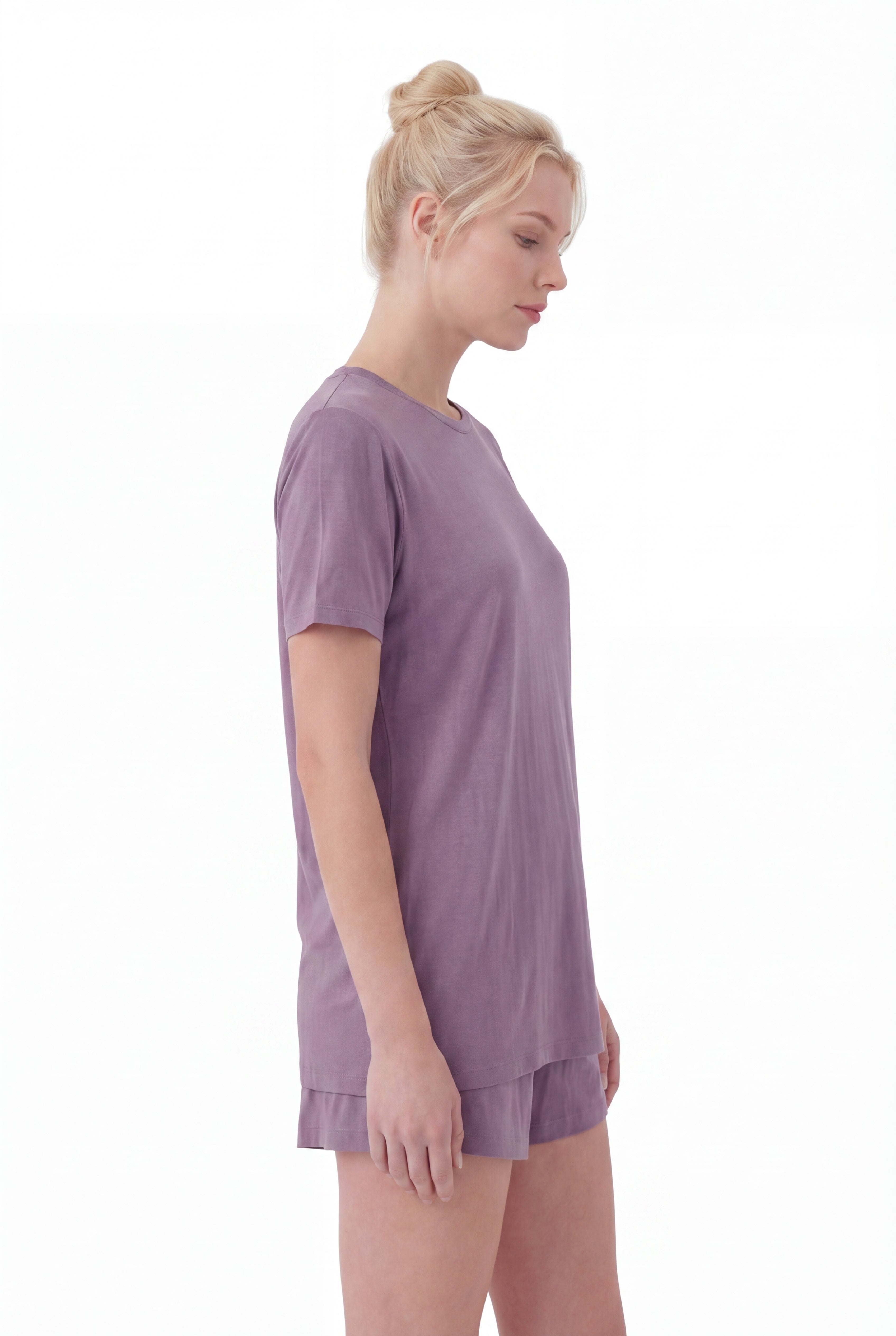Short-Sleeve Bamboo Pyjama with with Shorts
