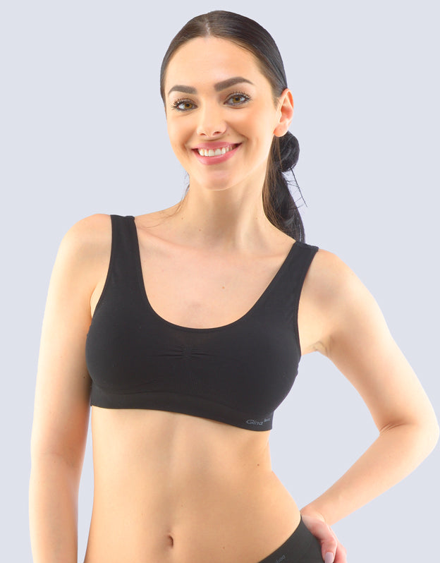 Wide Strap Bamboo Bra