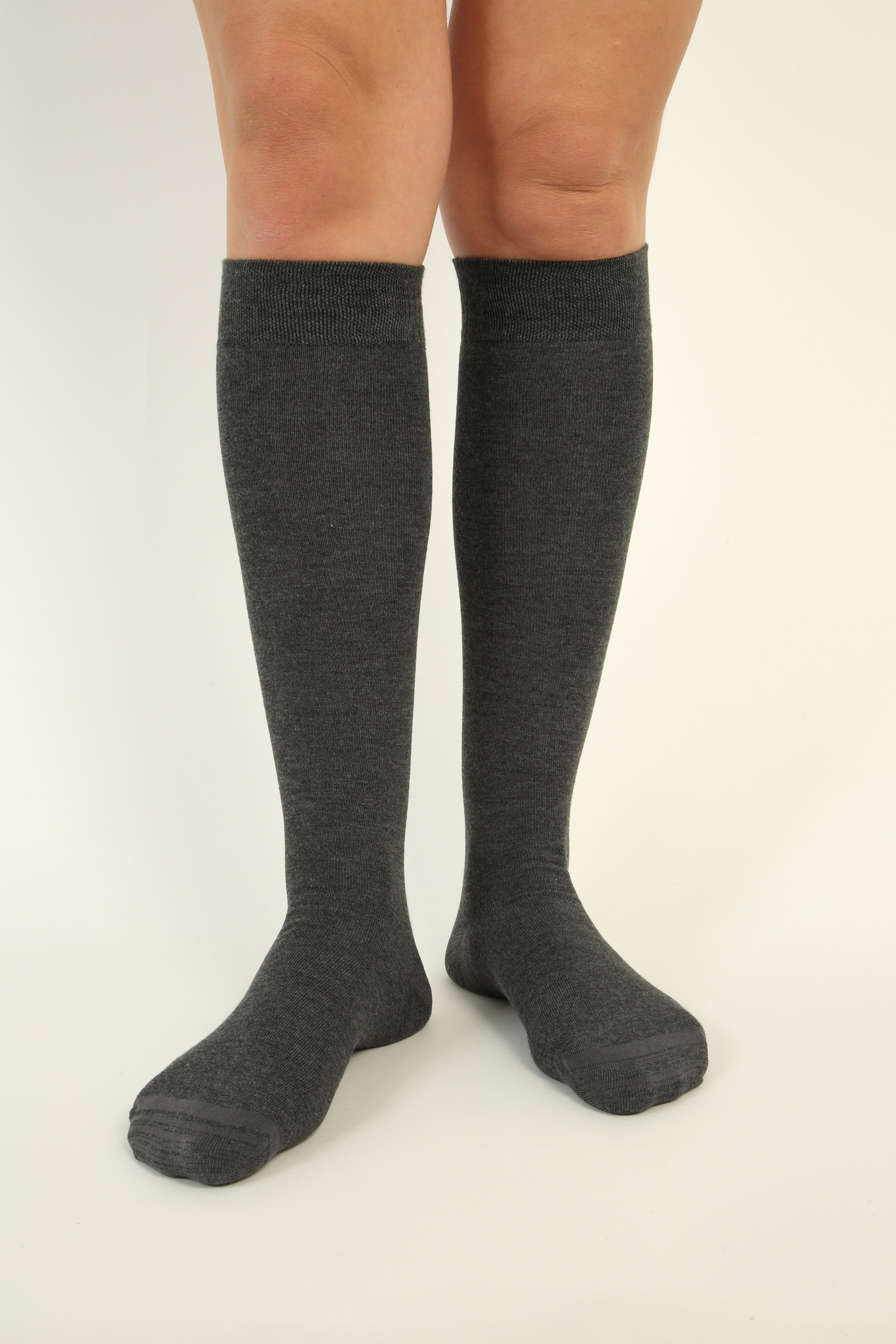 Knee-High Bamboo Socks - Melange