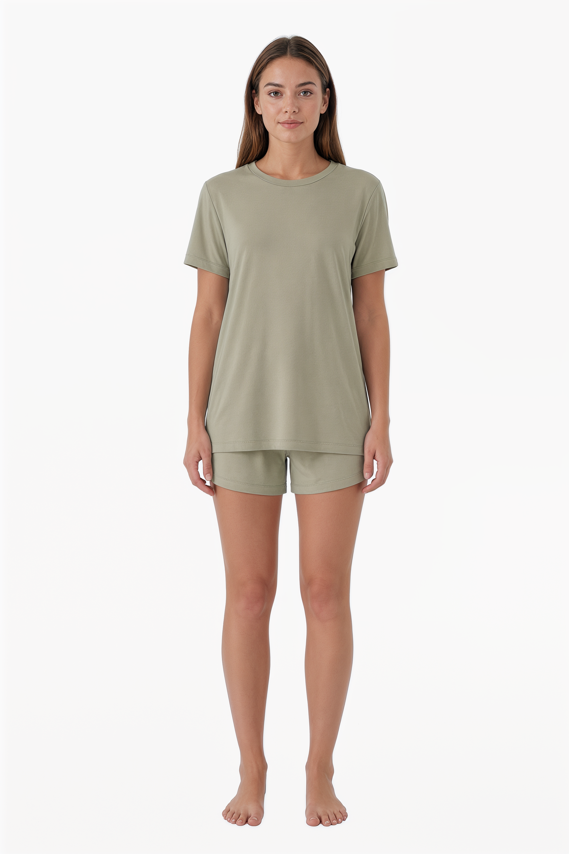 Short-Sleeve Bamboo Pyjama with with Shorts