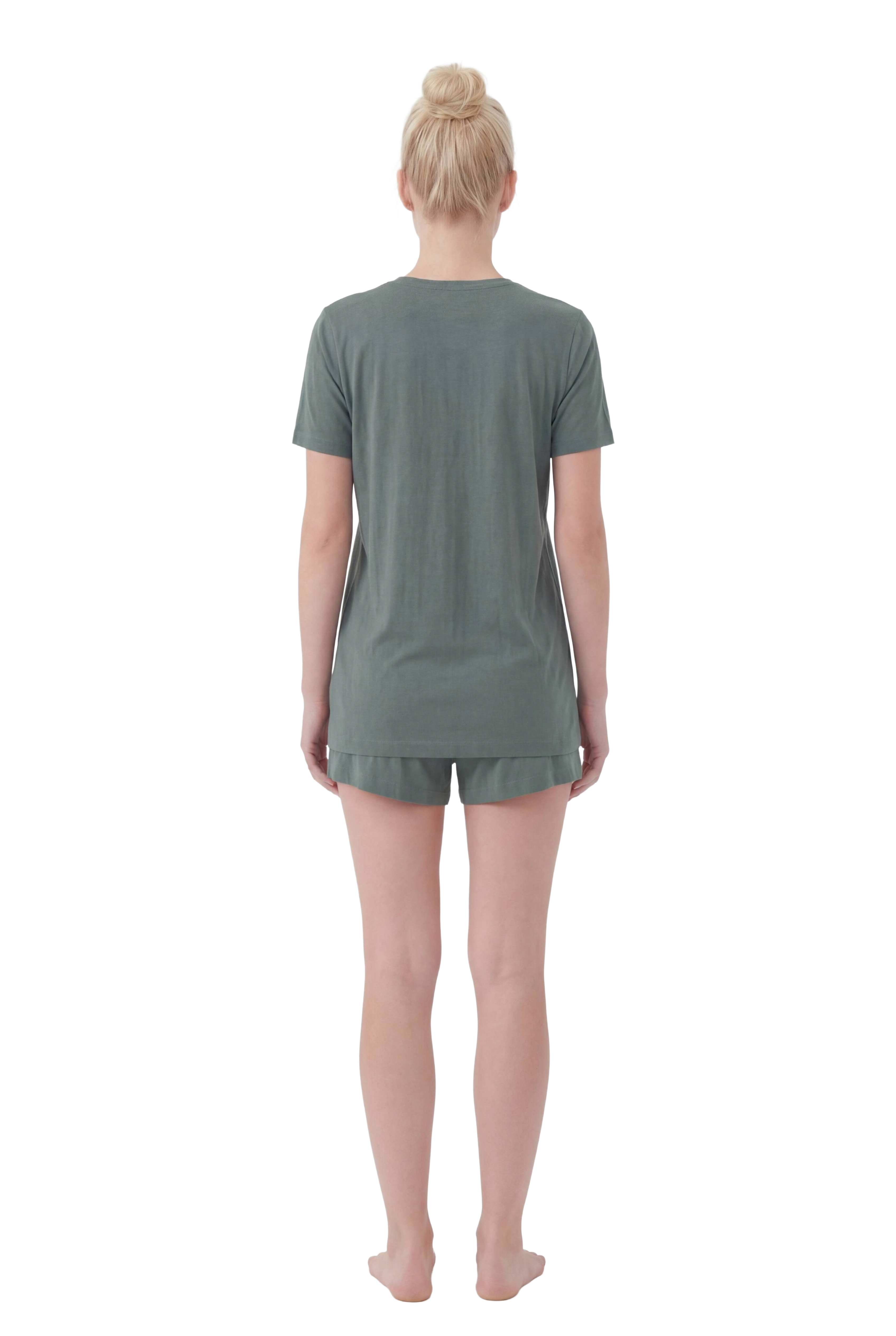 Short-Sleeve Bamboo Pyjama with with Shorts