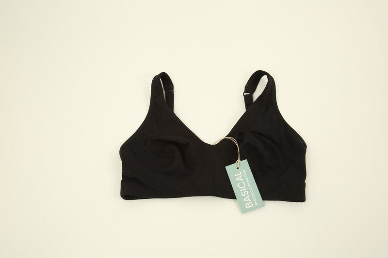 TENCEL™ Bra with adjustable straps - black
