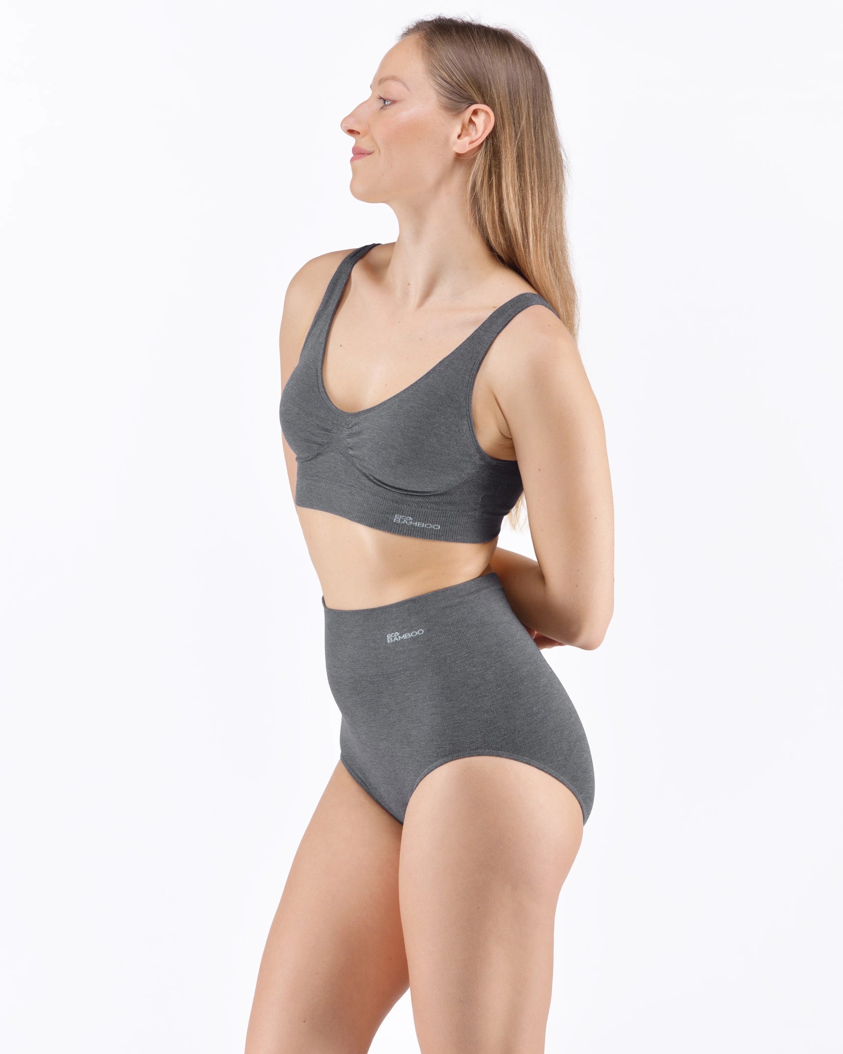 High Waist Bamboo Briefs