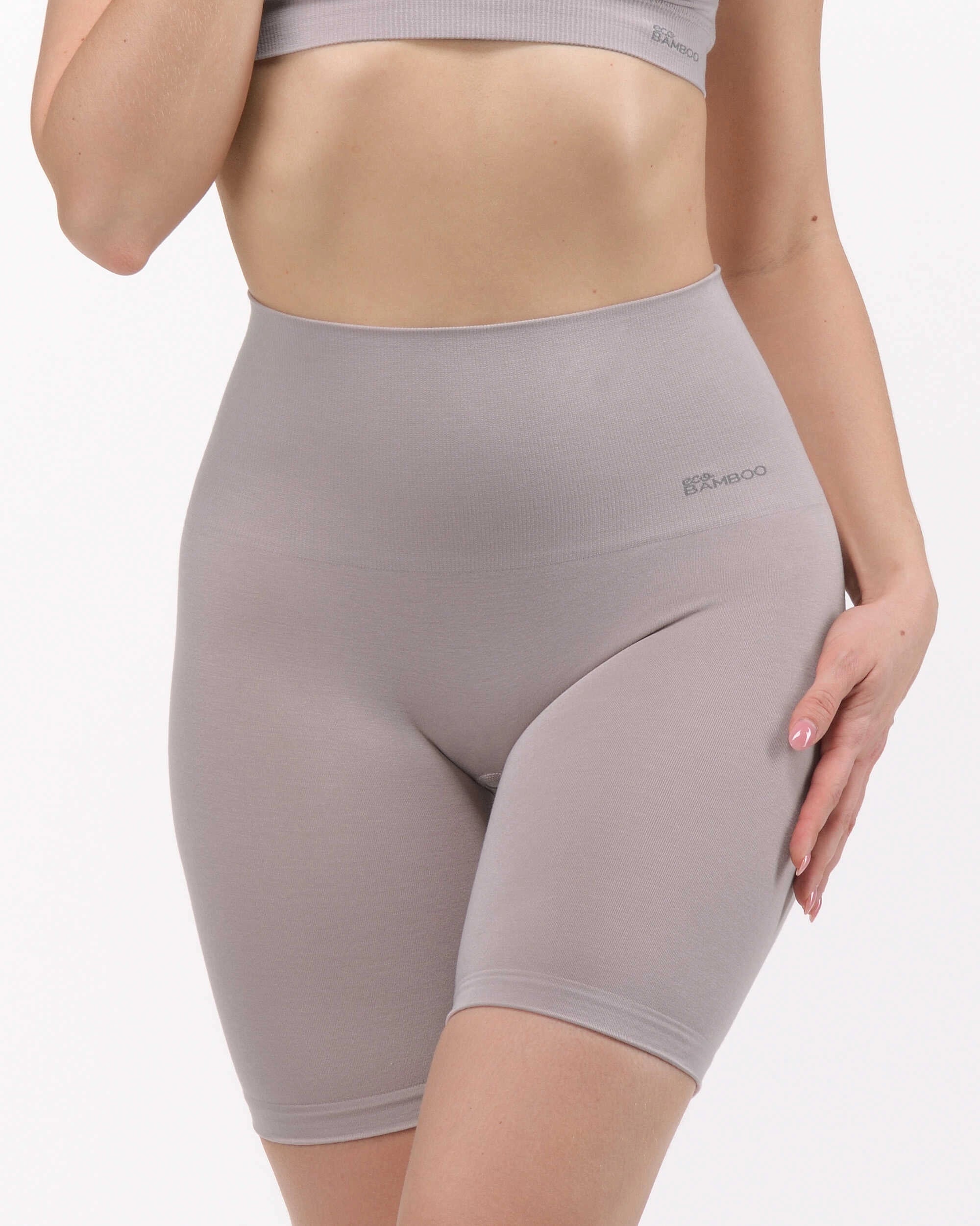 Boxers plus longs en bambou (avec bande antidérapante)