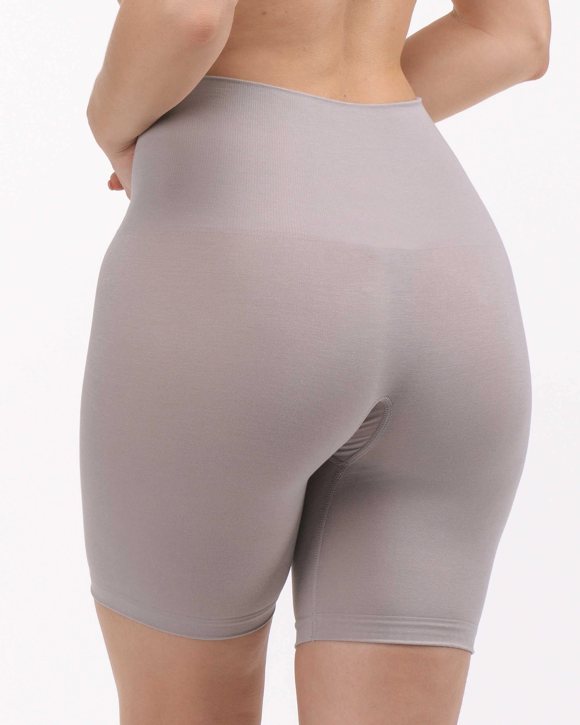 Boxers plus longs en bambou (avec bande antidérapante)