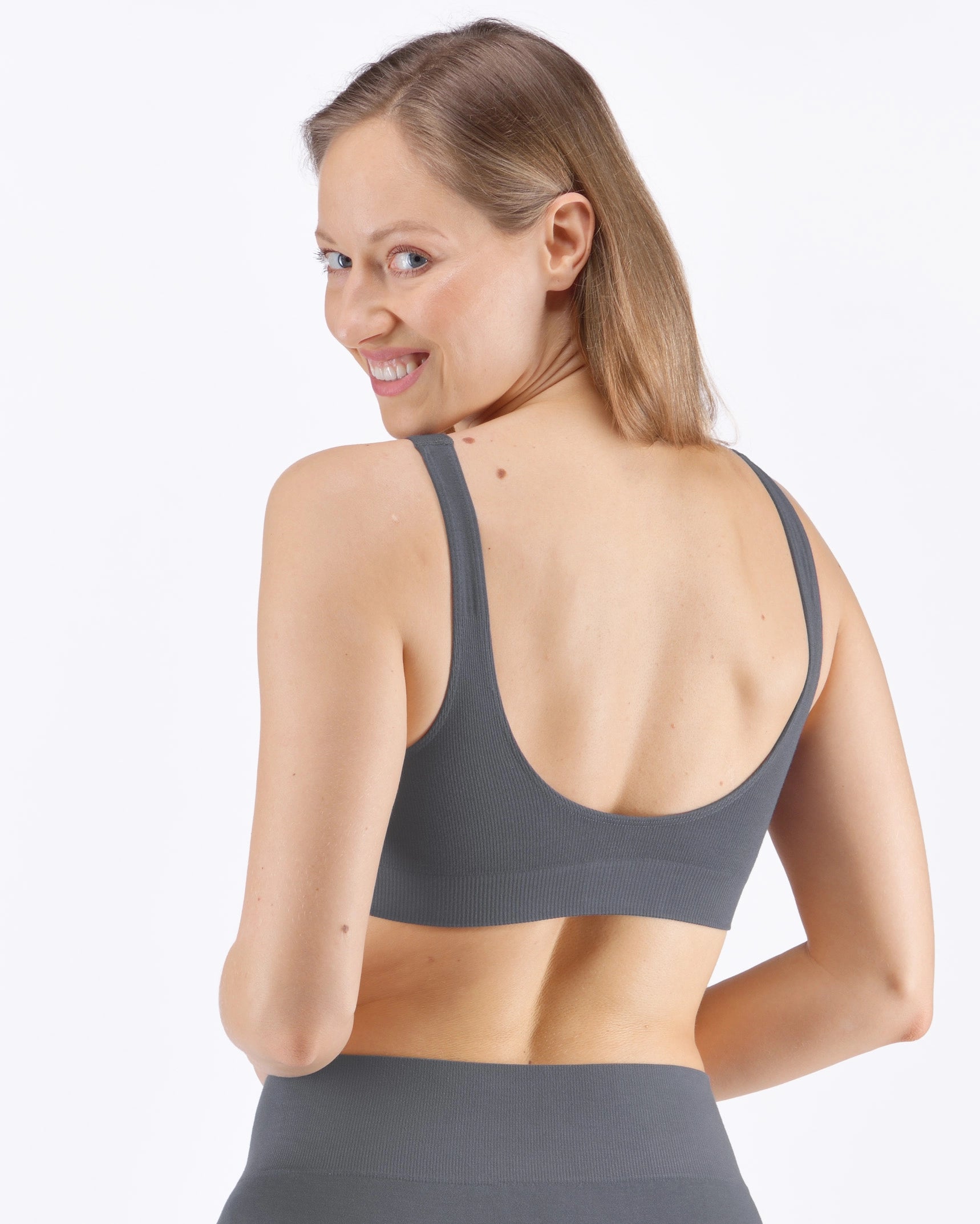 Sujetador de bambú con relleno