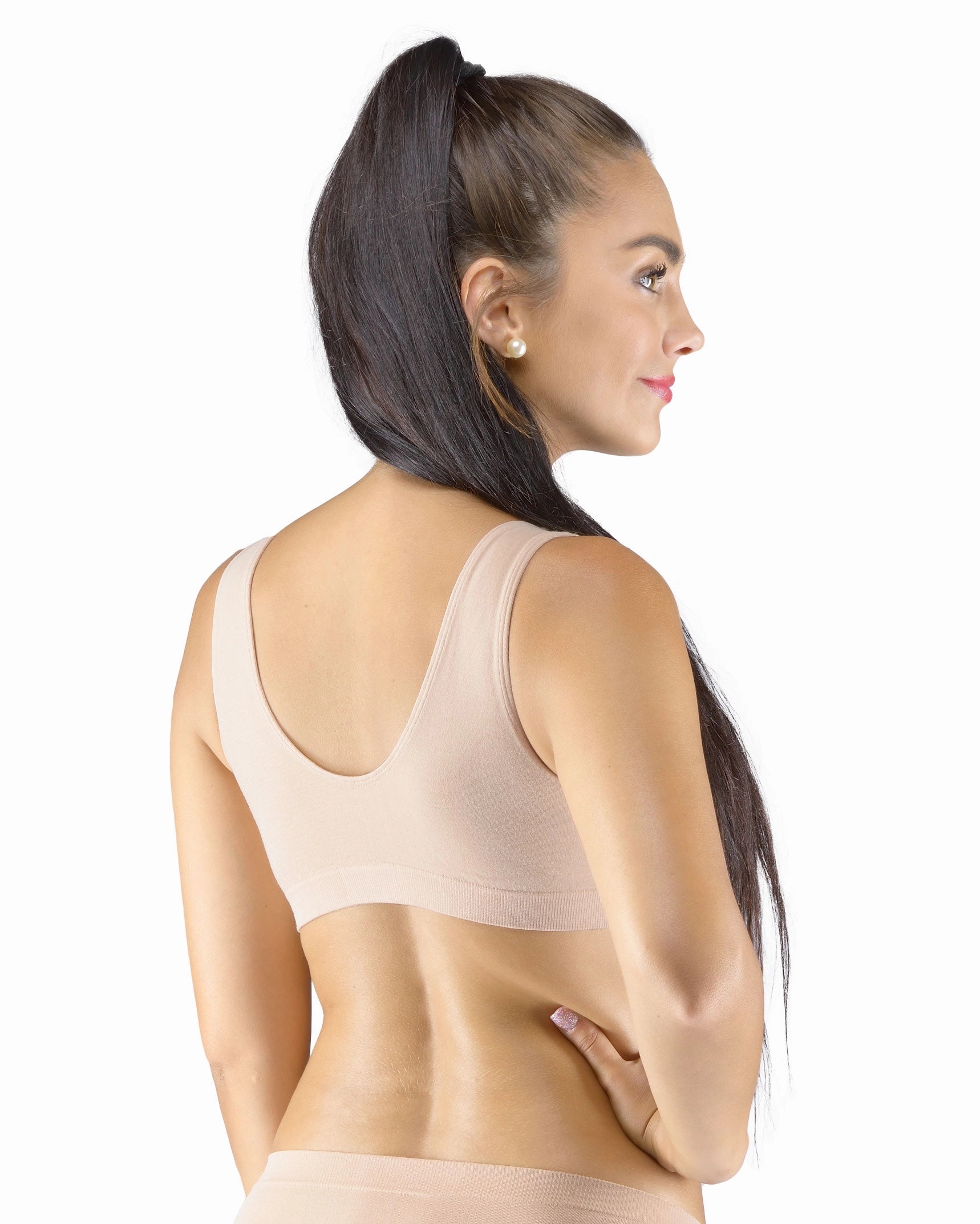 Wide Strap Bamboo Bra