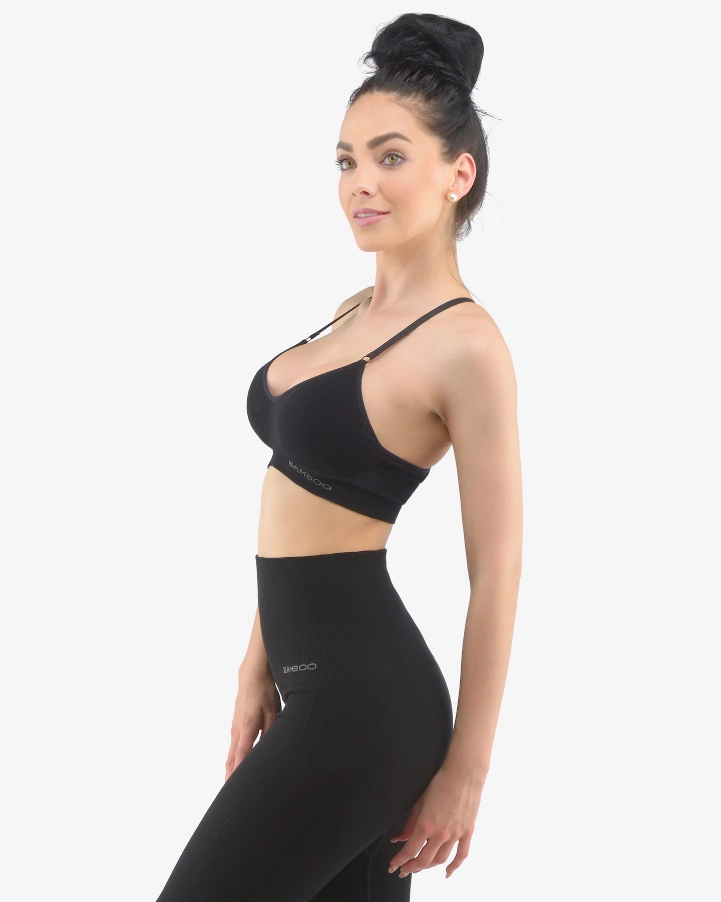 Sujetador de bambú con relleno y tirantes ajustables