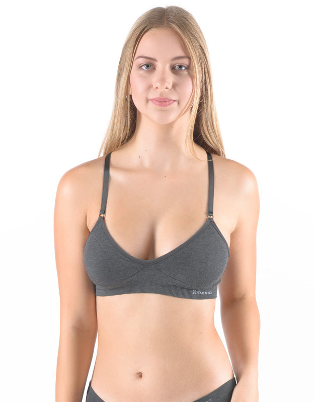 Convertible Padded Bamboo Bra with adjustable straps