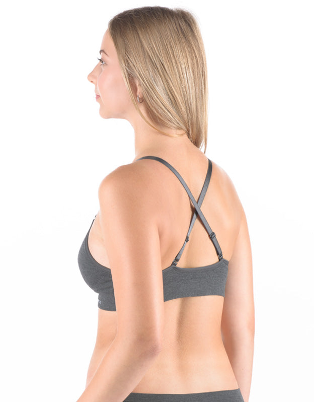 Convertible Padded Bamboo Bra with adjustable straps