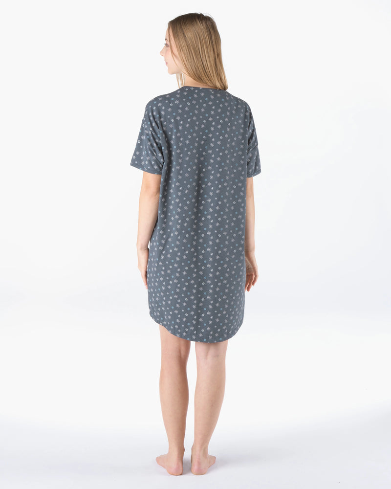 Camisón corto de bambú y algodón