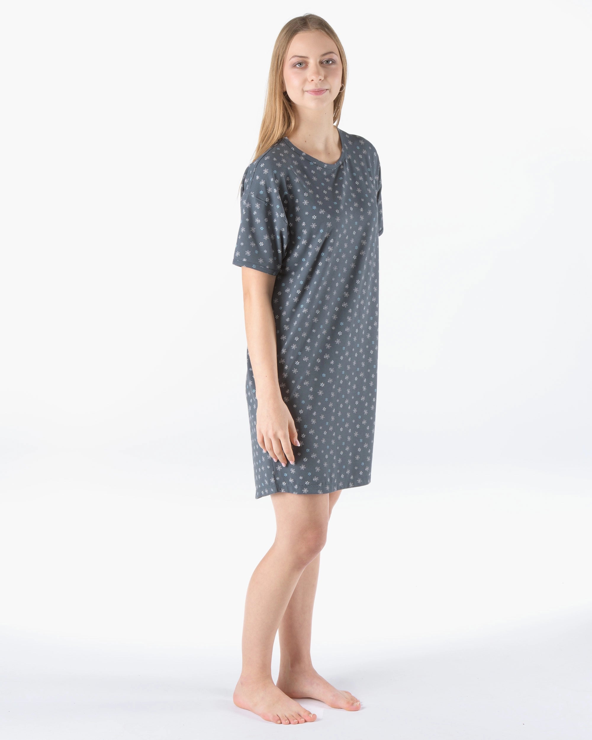 Bamboo and Cotton Short Nightdress
