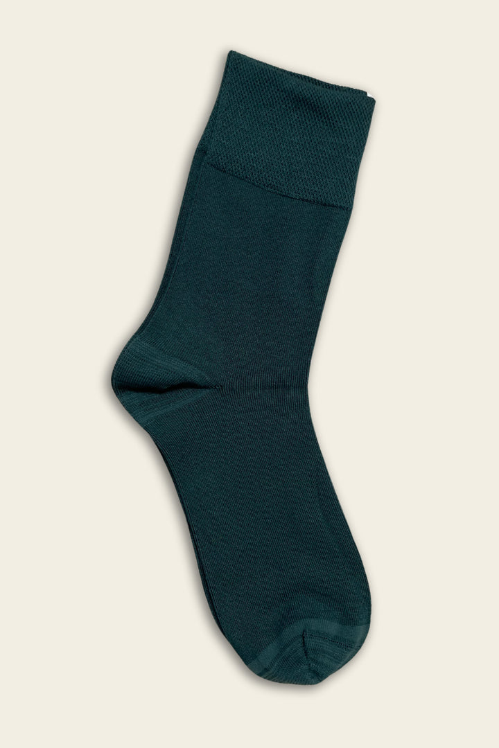 Green seamless Bamboo Socks - 6 pairs