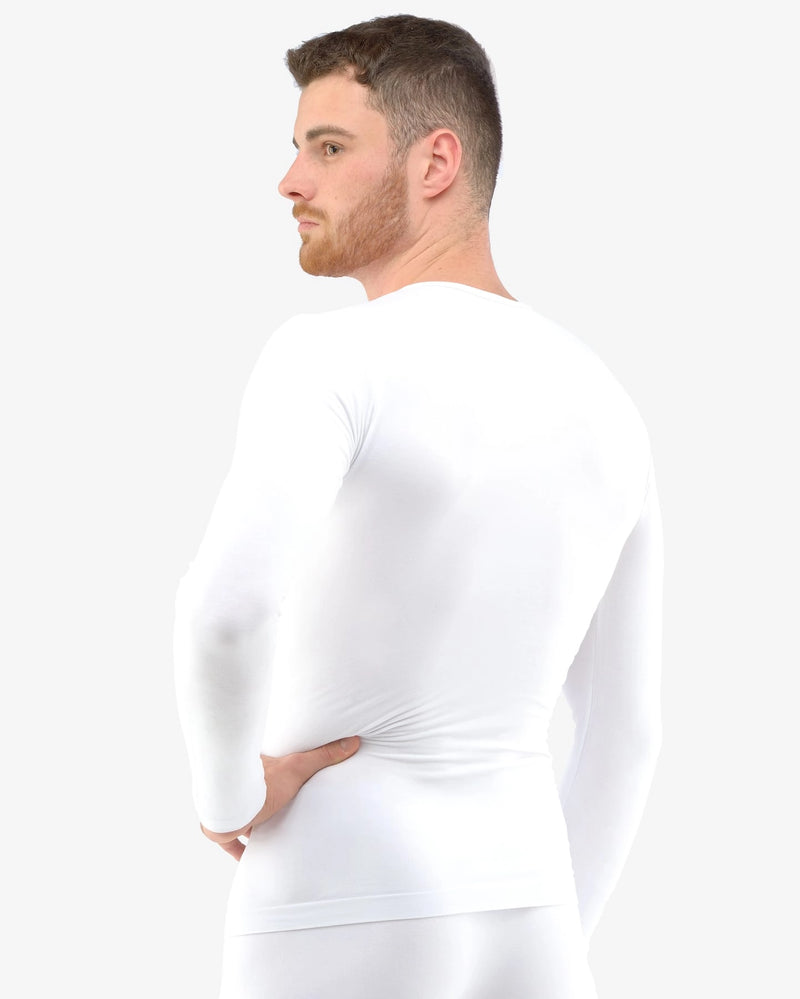 Camiseta de manga larga de bambú