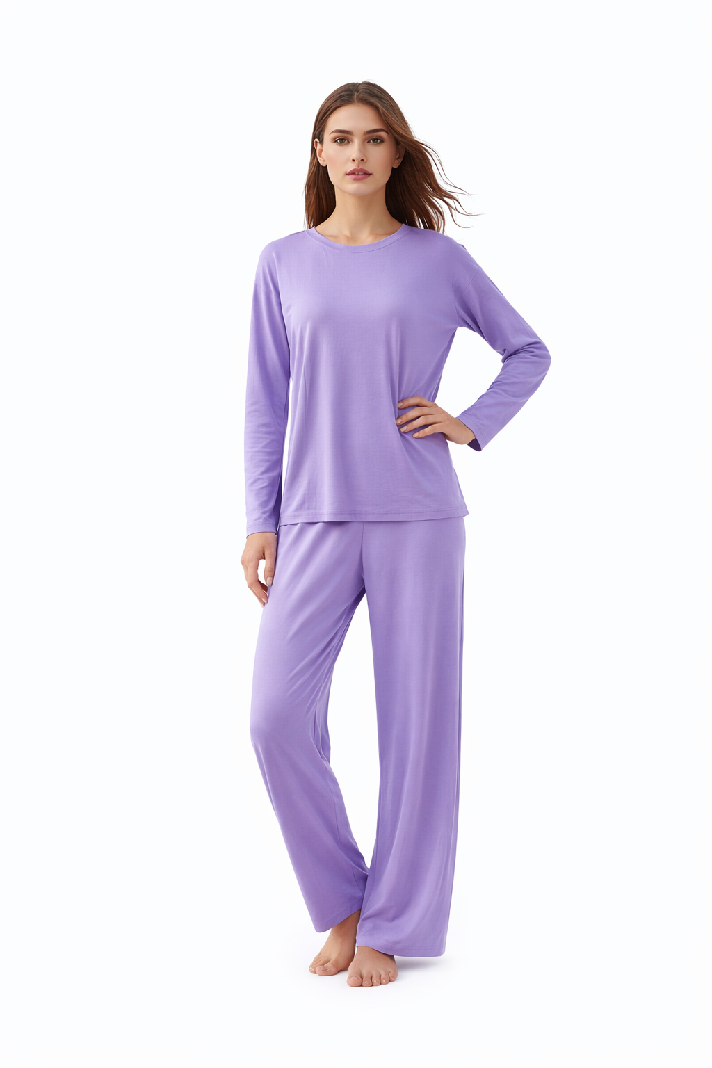 Pigiama lungo in bambù