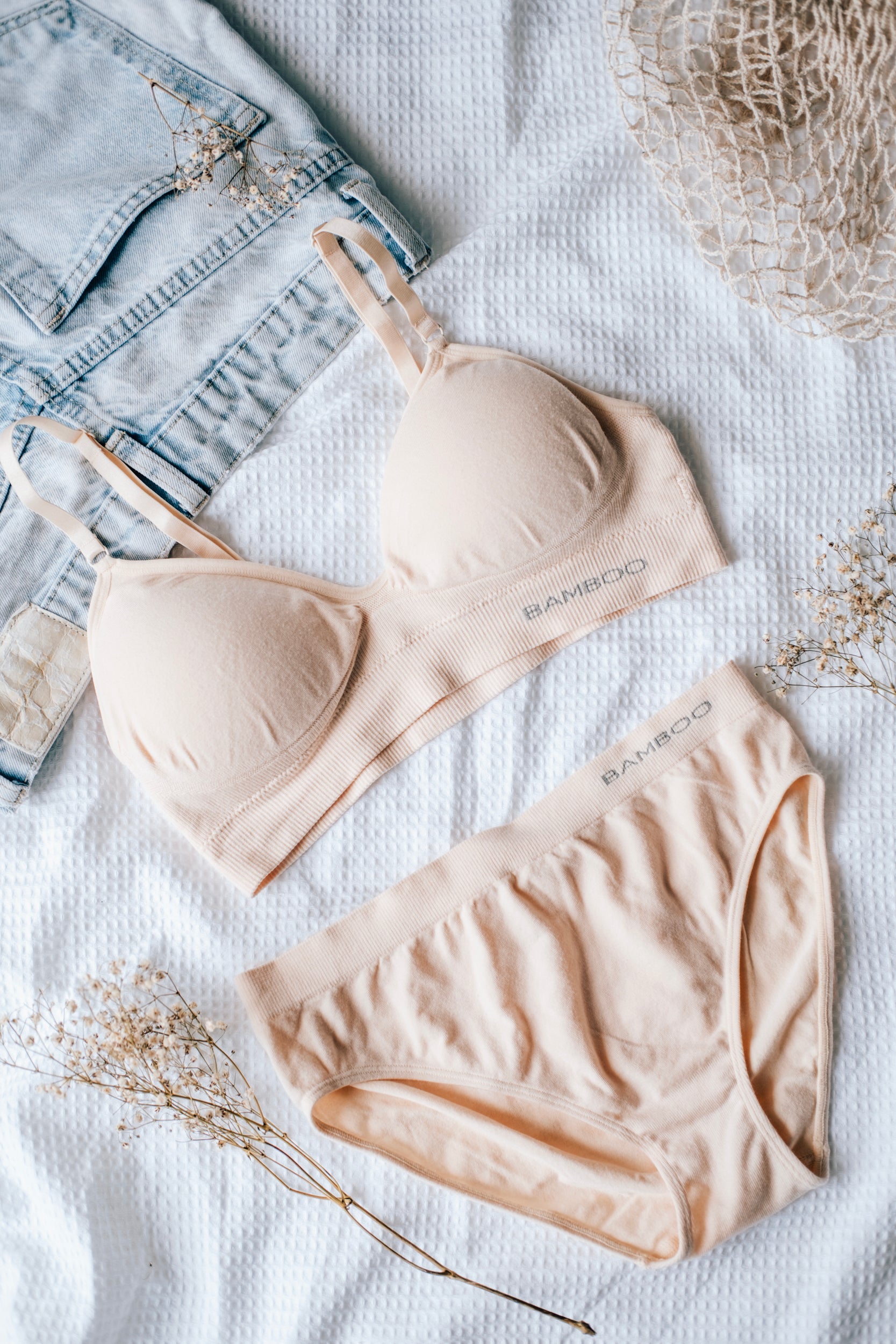 Terrera - Bamboo Essential Bralette  Natural Breathable Underwear – All  Things Being Eco