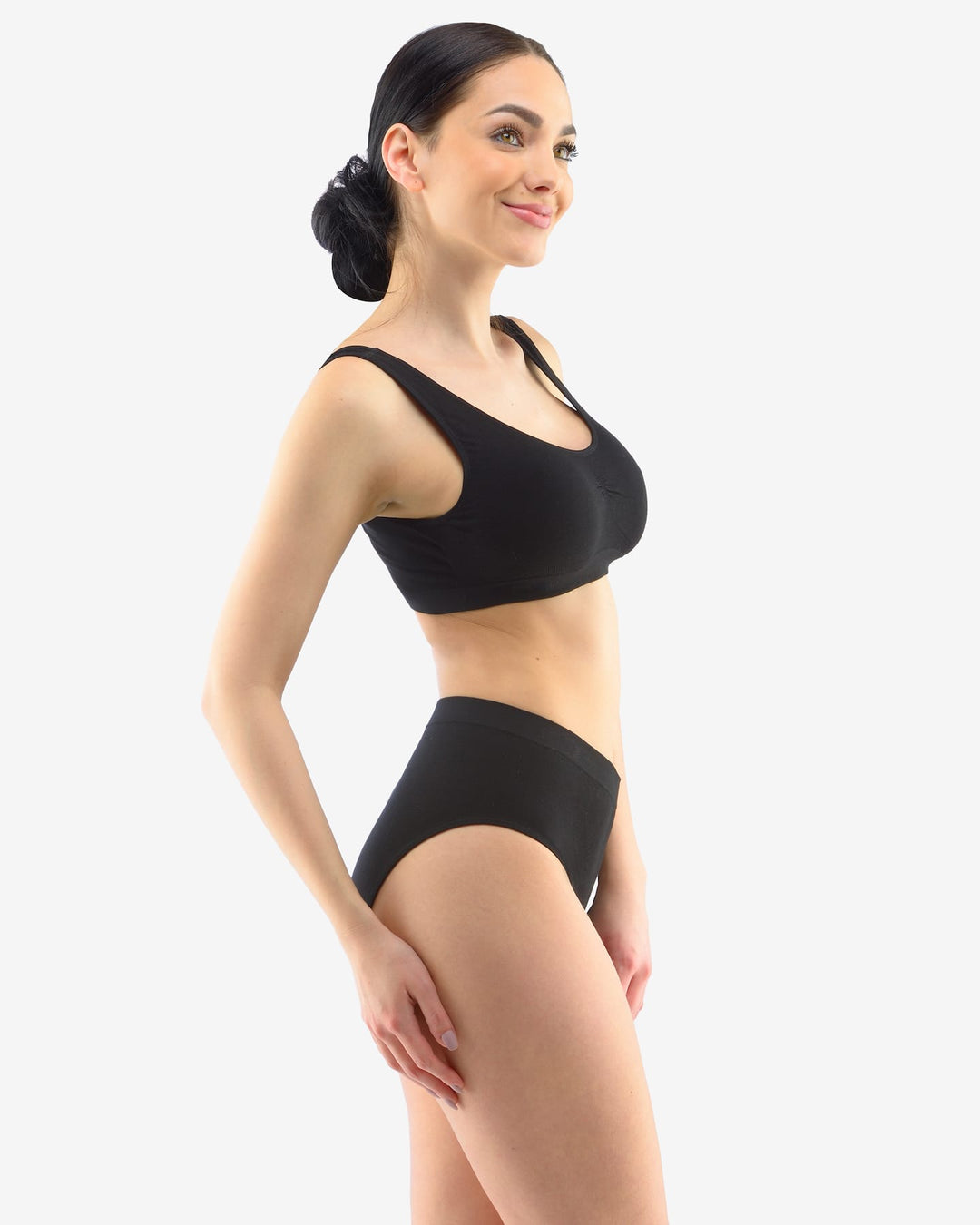 Jockey Women's Comfort Classics Bamboo Bikini 2 Pack - Black - Size 8