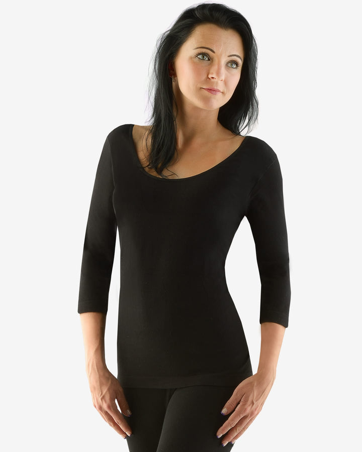 Bamboo Shirt with 3/4 sleeves
