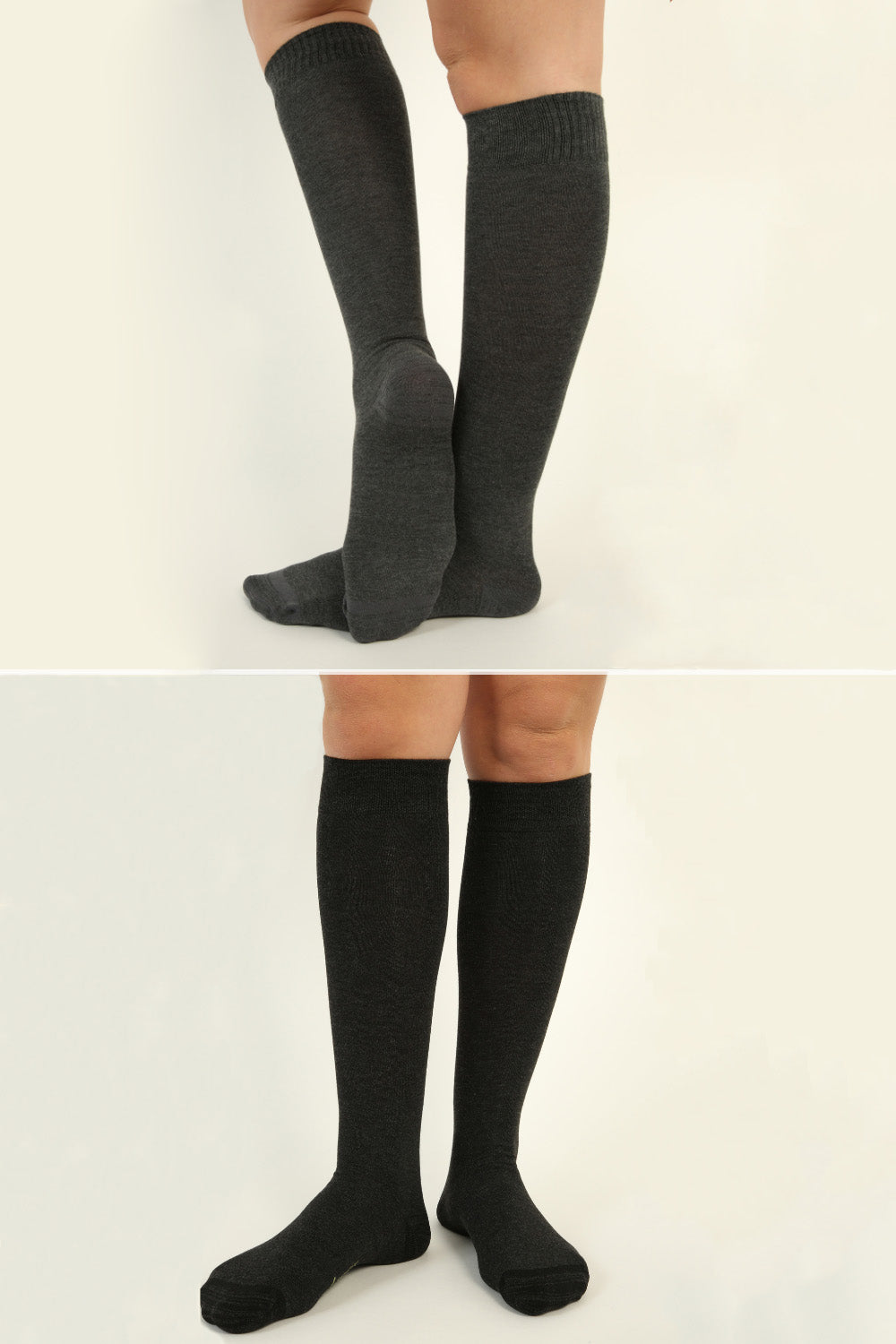 Knee-High Seamless Bamboo Socks - 4 pairs