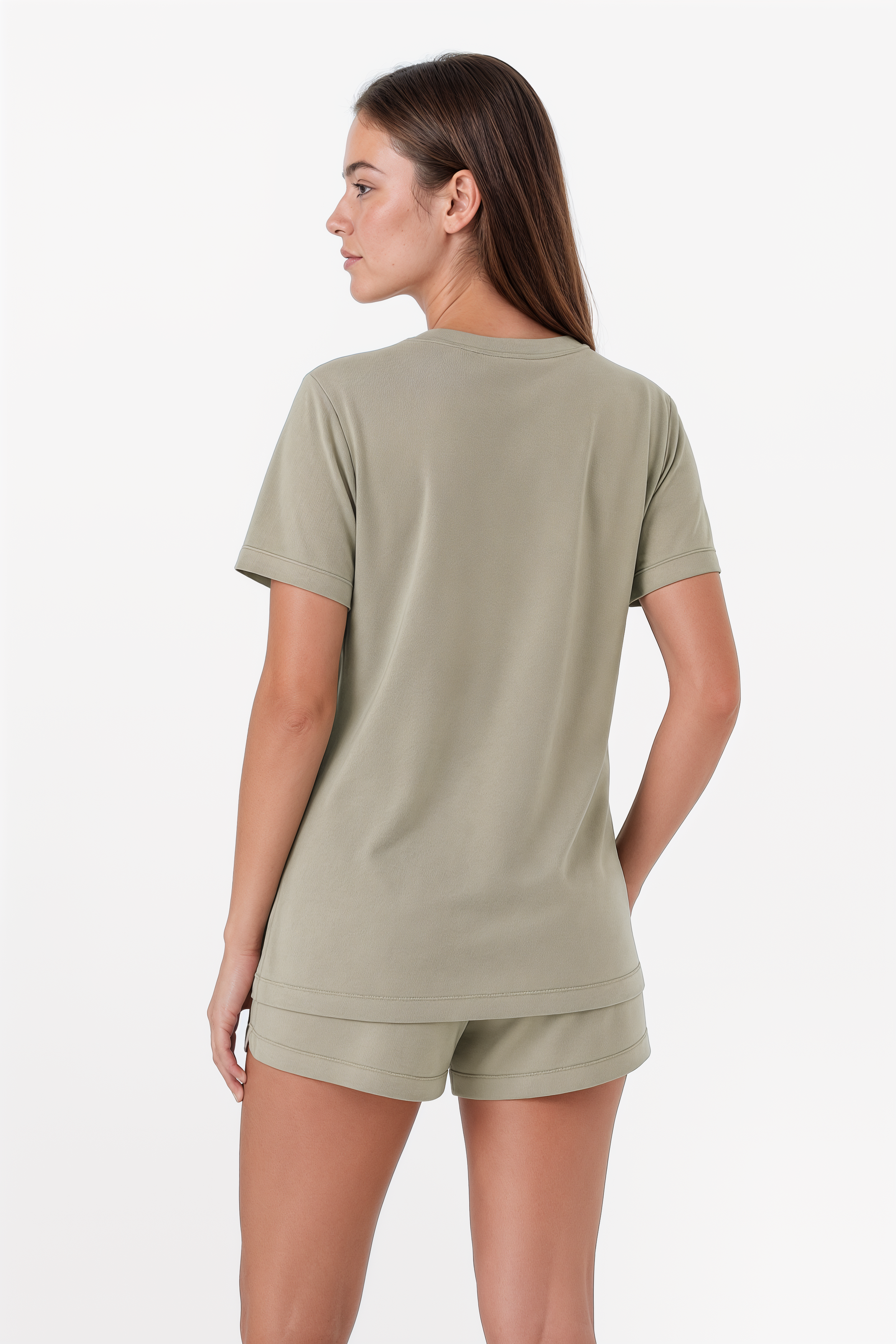 Short-Sleeve Bamboo Pyjama with with Shorts