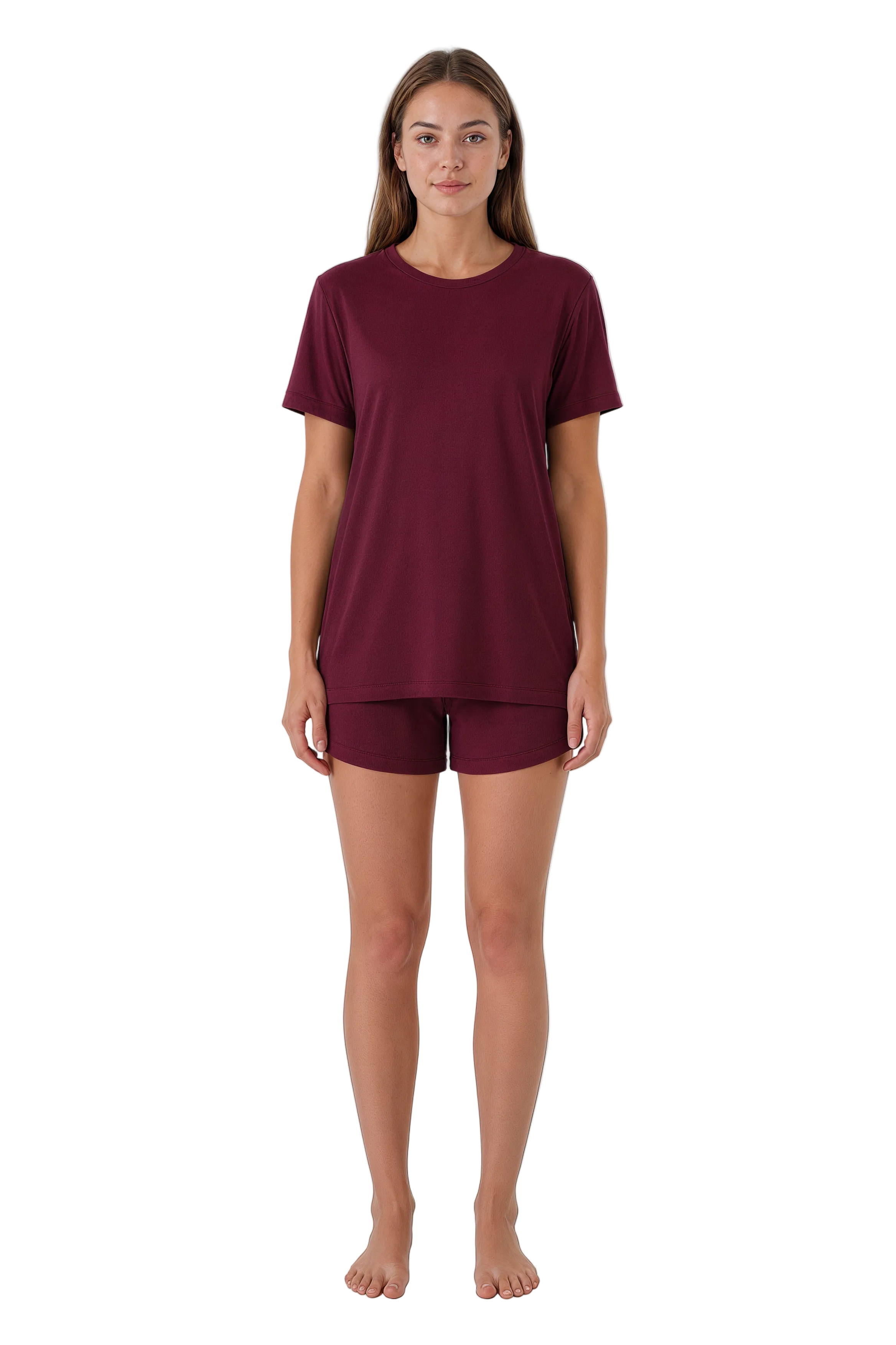 Short-Sleeve Bamboo Pyjama with with Shorts