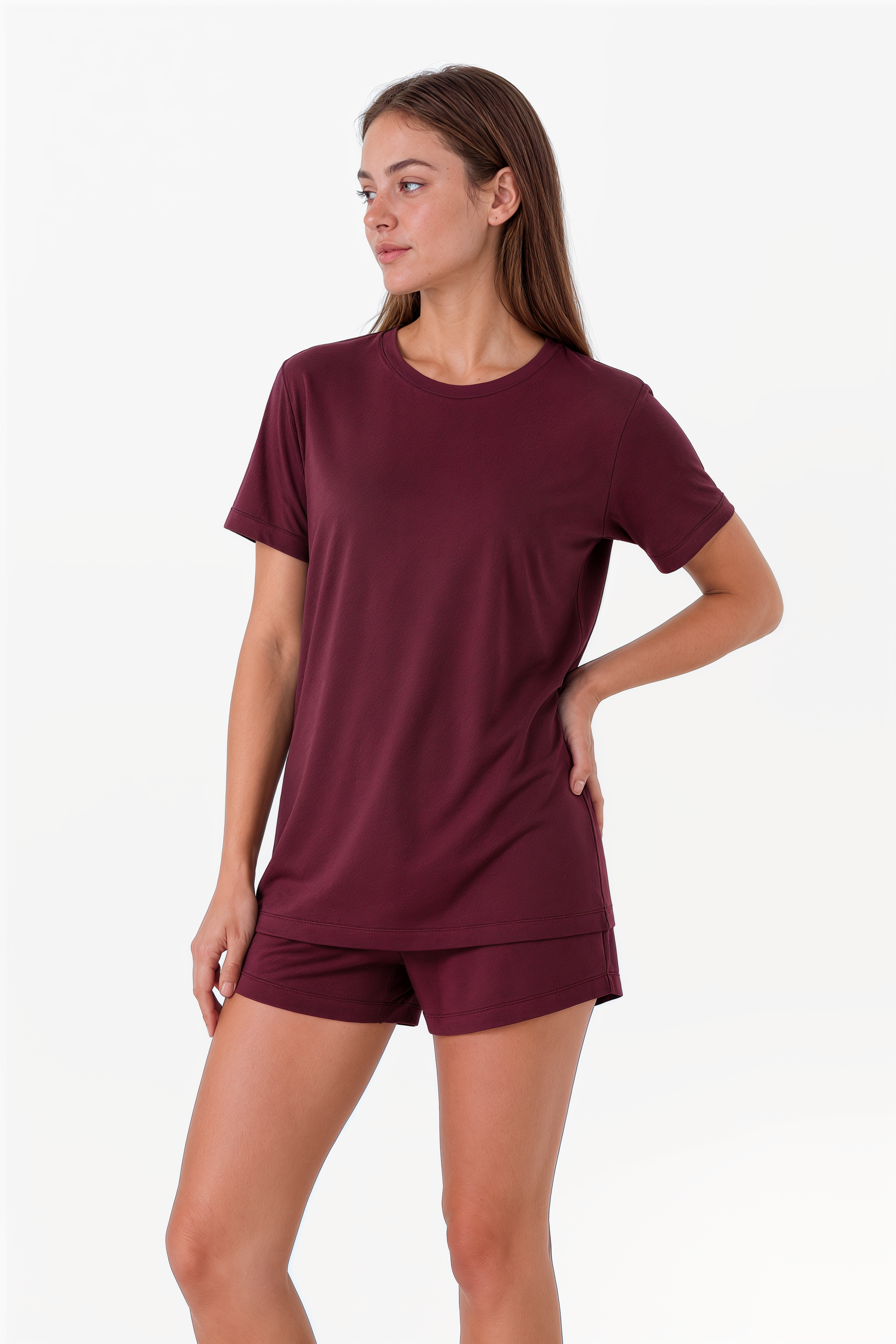 Short-Sleeve Bamboo Pyjama with with Shorts