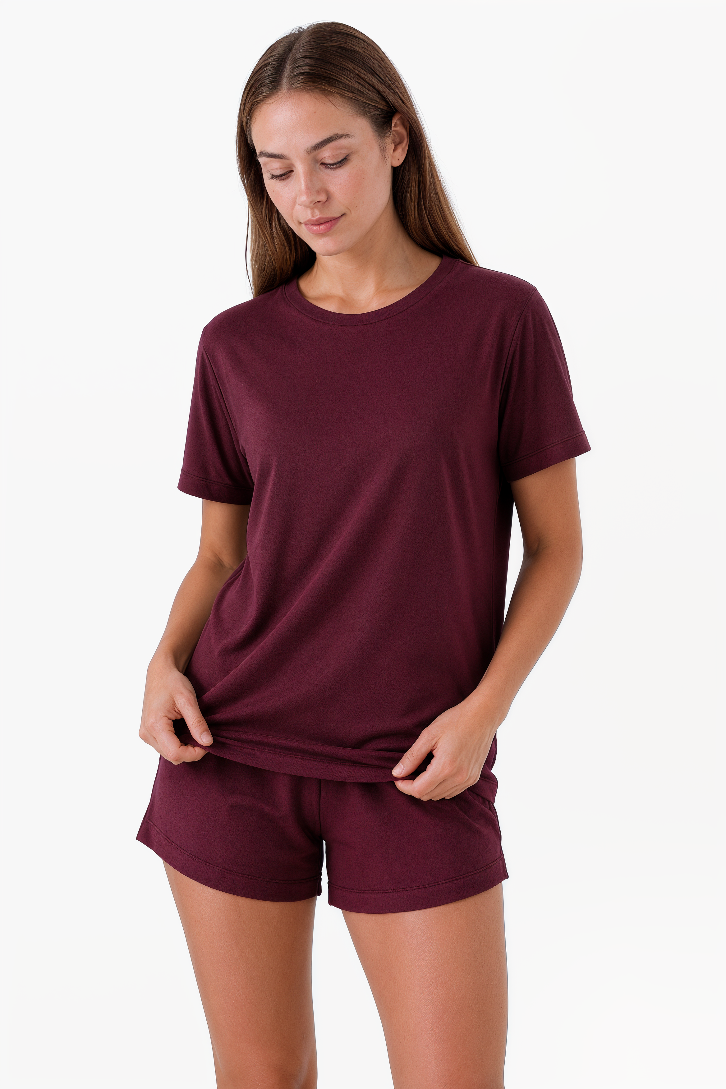 Short-Sleeve Bamboo Pyjama with with Shorts