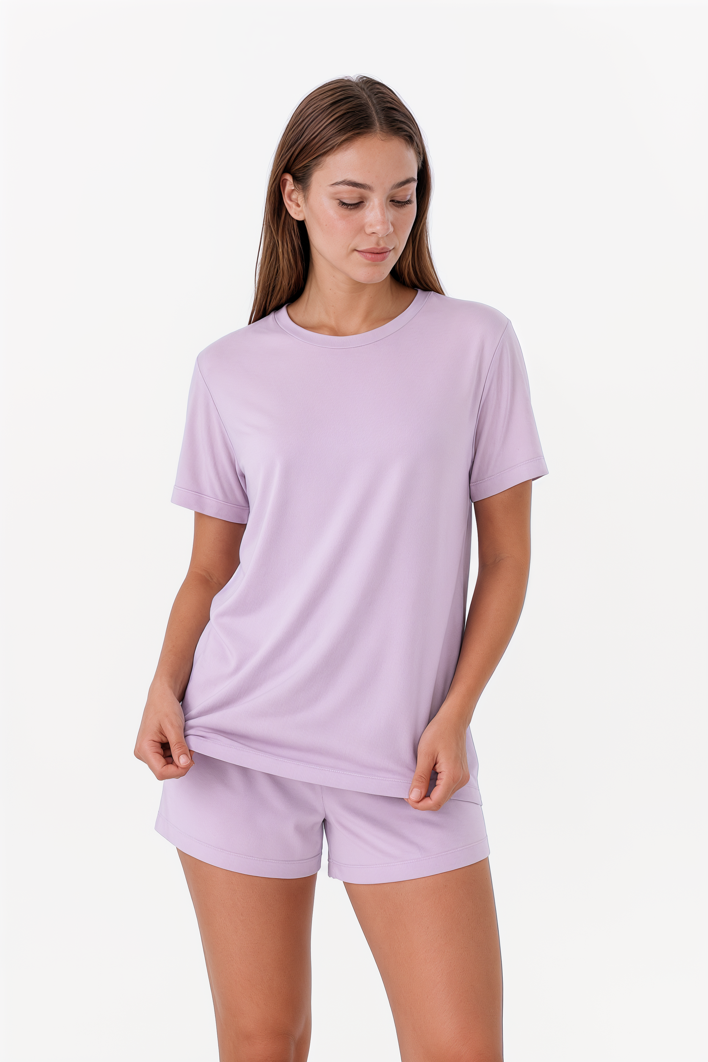 Short-Sleeve Bamboo Pyjama with with Shorts