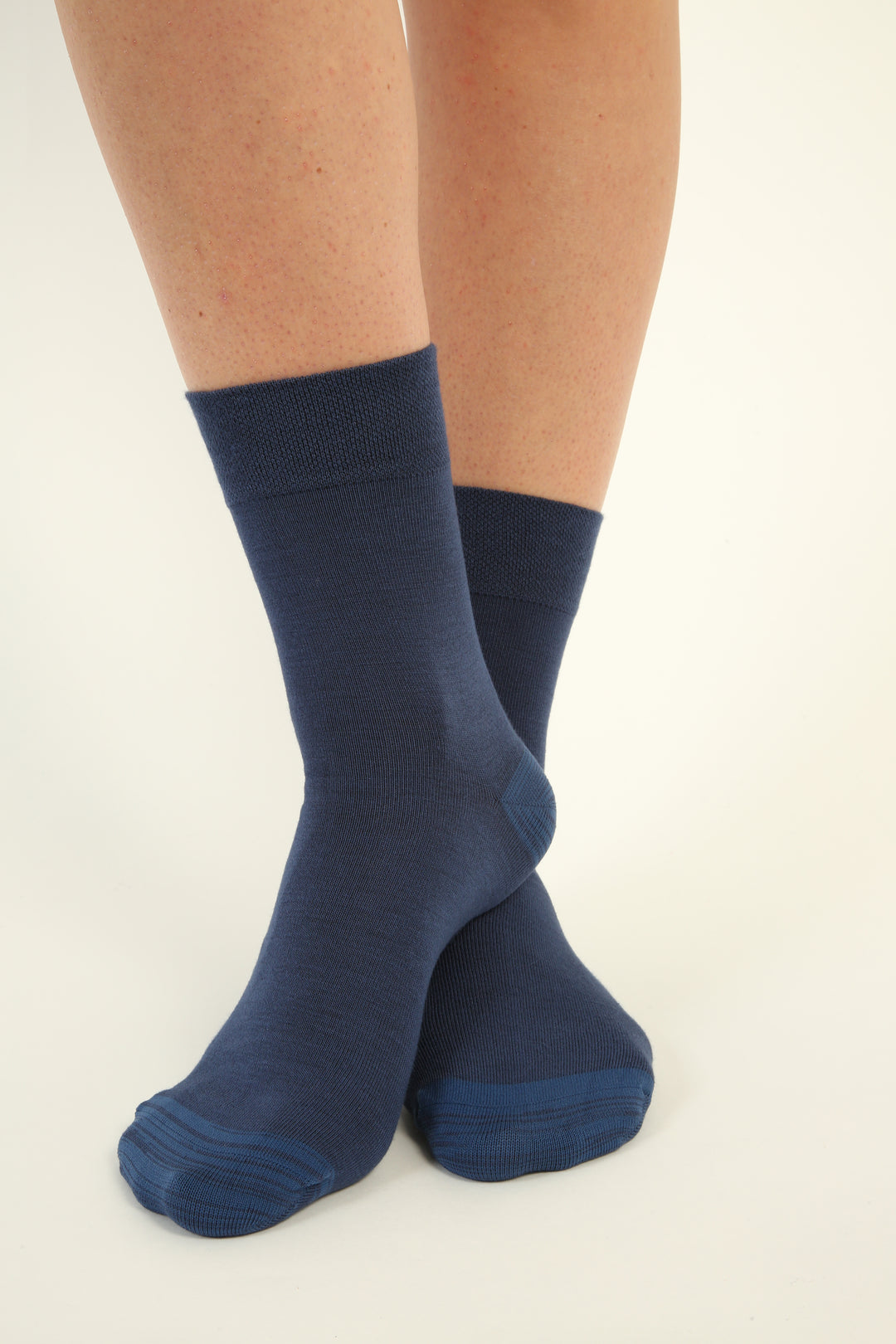 Seamless Bamboo Socks - Jeans color - 6 pairs