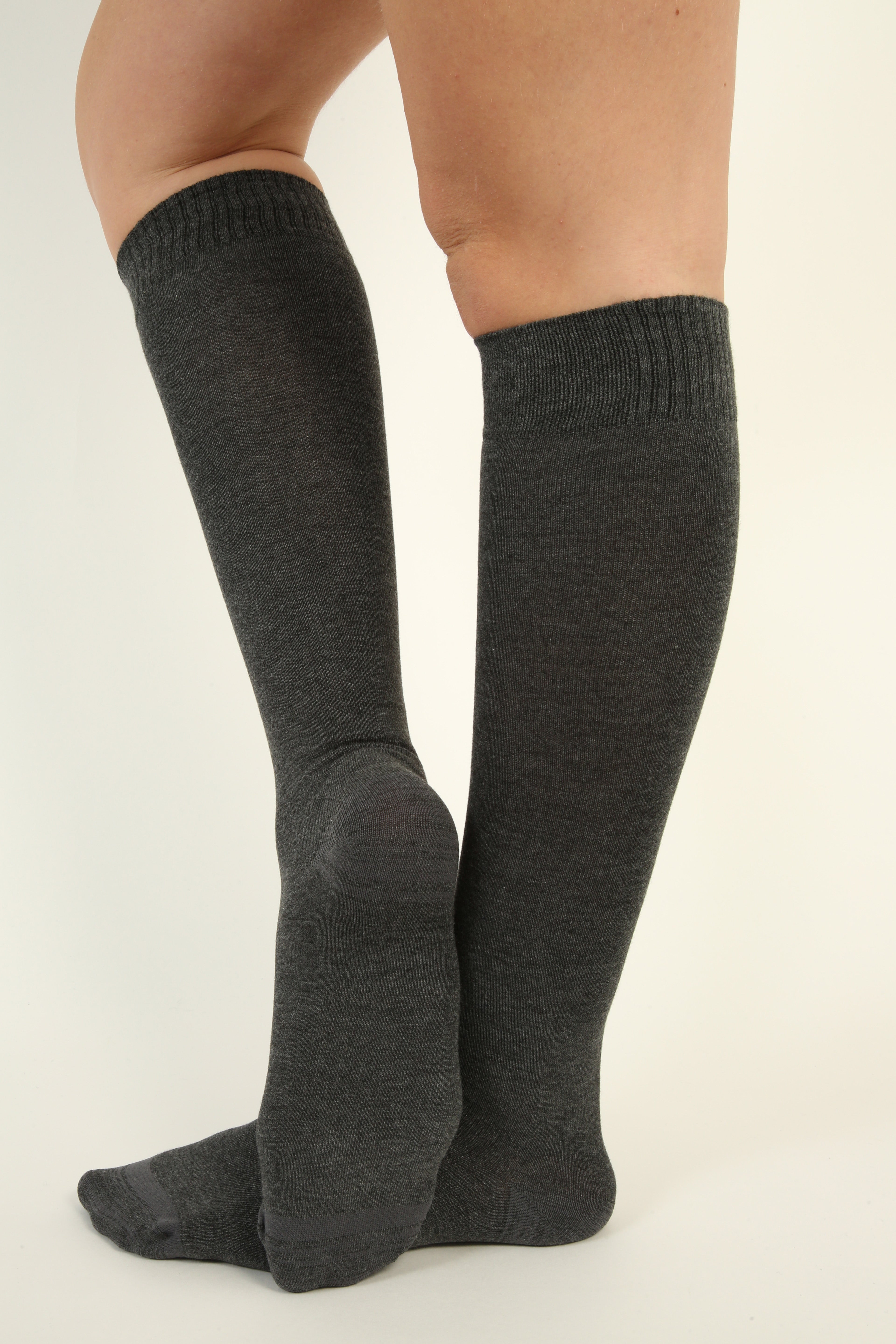 Knee-High Bamboo Socks - Melange