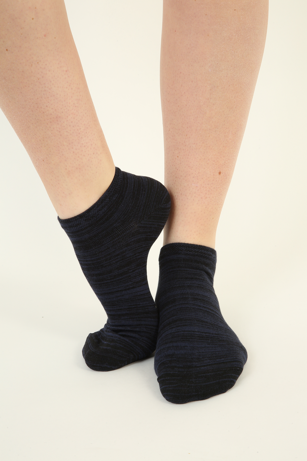 Low Bamboo and cotton socks without elastic and seams - 3 pairs