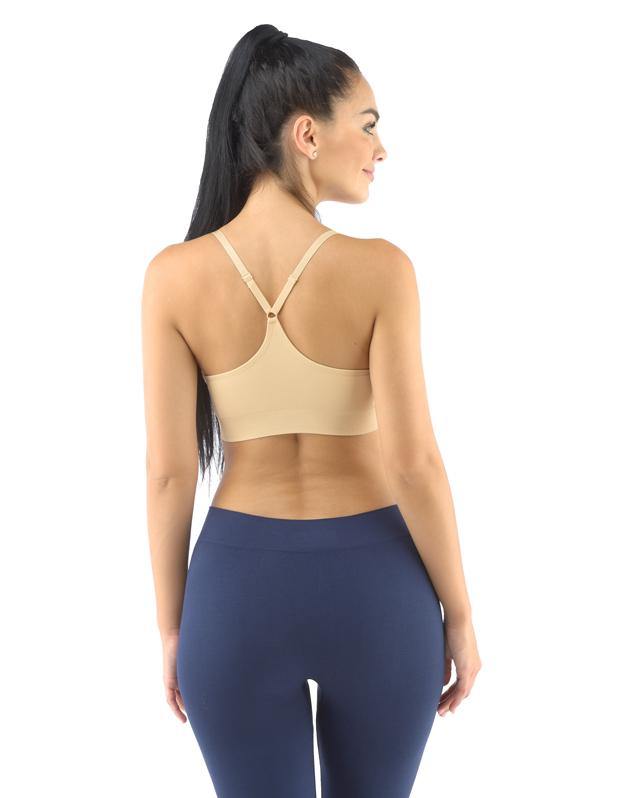 Seamless Yoga Women Sports Bra Crop Top Vest Comfort Stretch Bras EcoWear  Bamboo