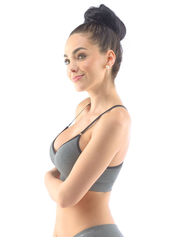 Padded Bamboo Bra with adjustable straps
