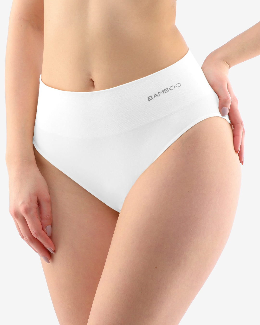 Hema Women Underwear Rlc Brief Folded Waistband, M, White price in