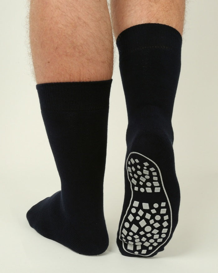 Thermal socks with anti-slip sole without seams - made in Germany