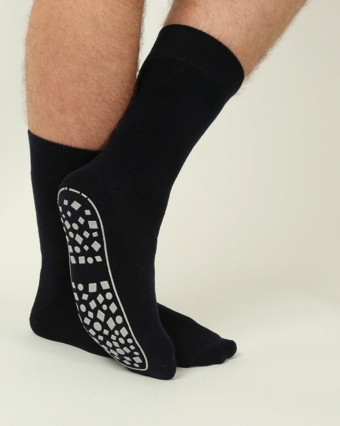 Thermal socks with anti-slip sole without seams - made in Germany