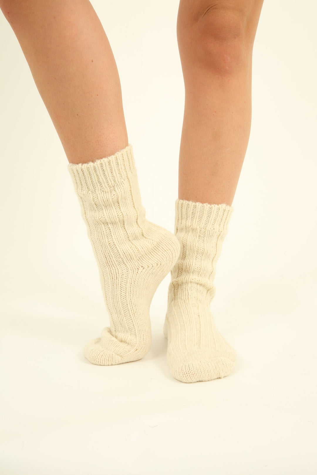 100% Virgin Wool Socks - ecri - made in Germany - 2 pair